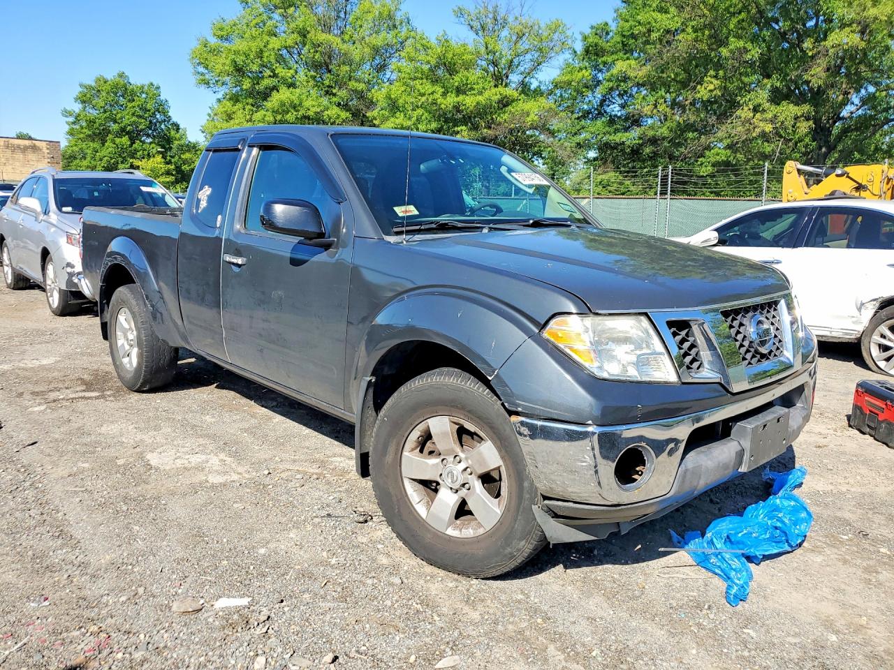 2010 Nissan Frontier Se V6 Gray vin: 1N6AD0CW9AC435881