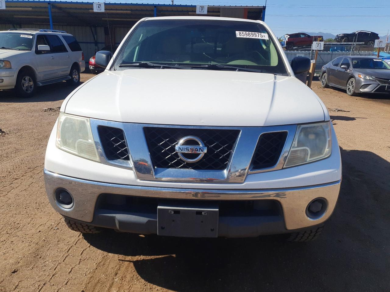 2011 Nissan Frontier Sv V6 White vin: 1N6AD0CW9BC441911