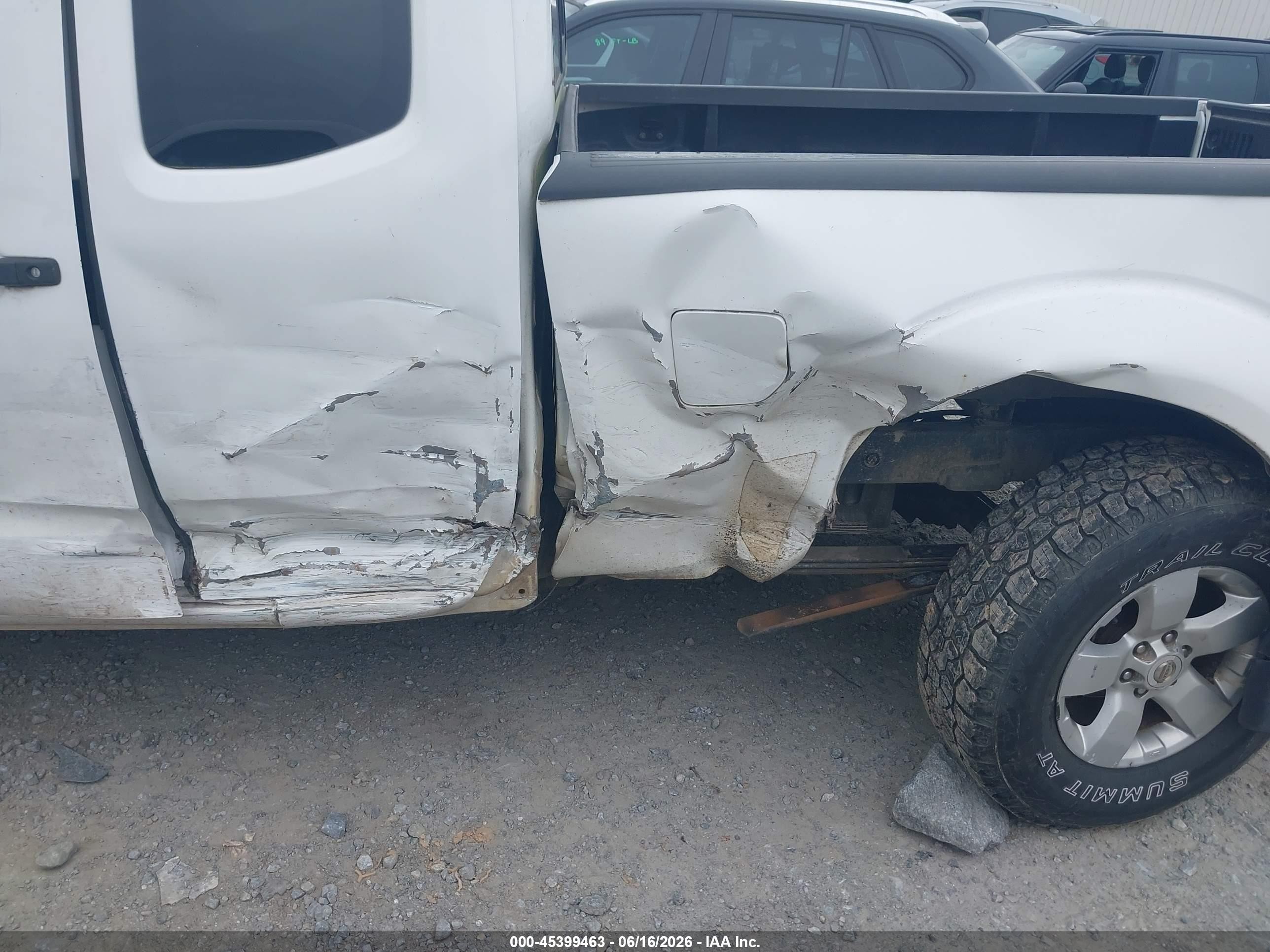 2012 Nissan Frontier Sv White vin: 1N6AD0CW9CC418792