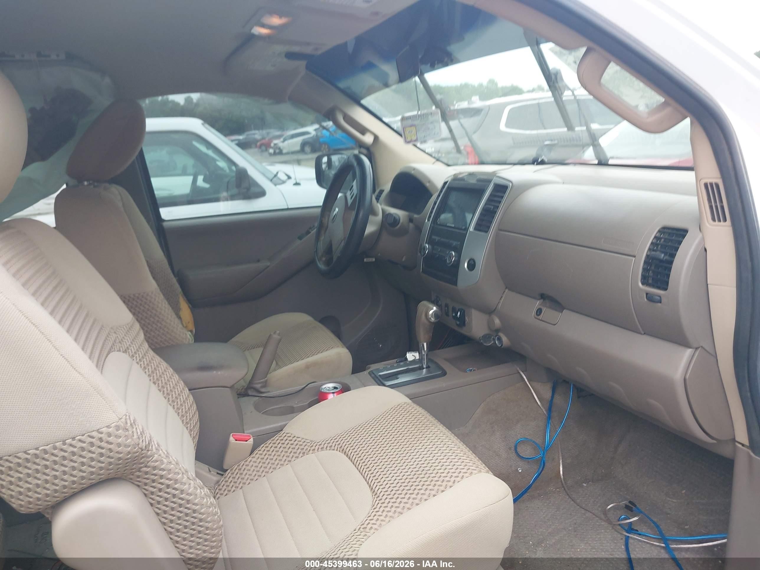 2012 Nissan Frontier Sv White vin: 1N6AD0CW9CC418792