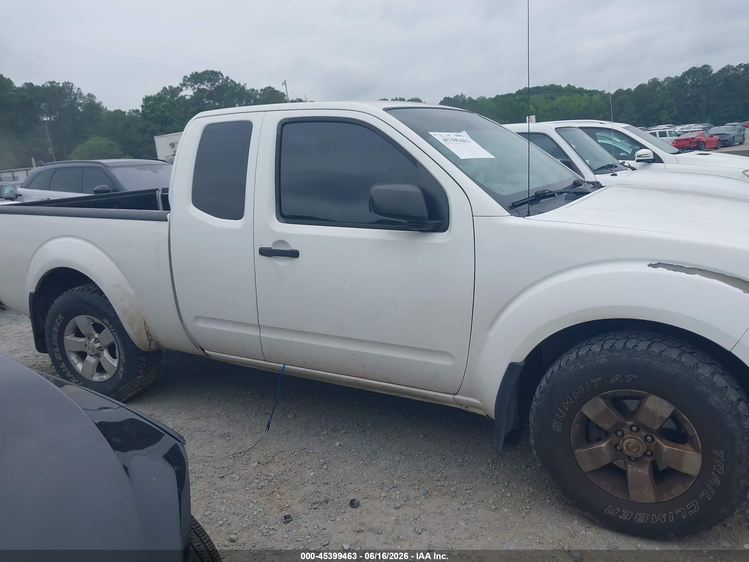 2012 Nissan Frontier Sv White vin: 1N6AD0CW9CC418792