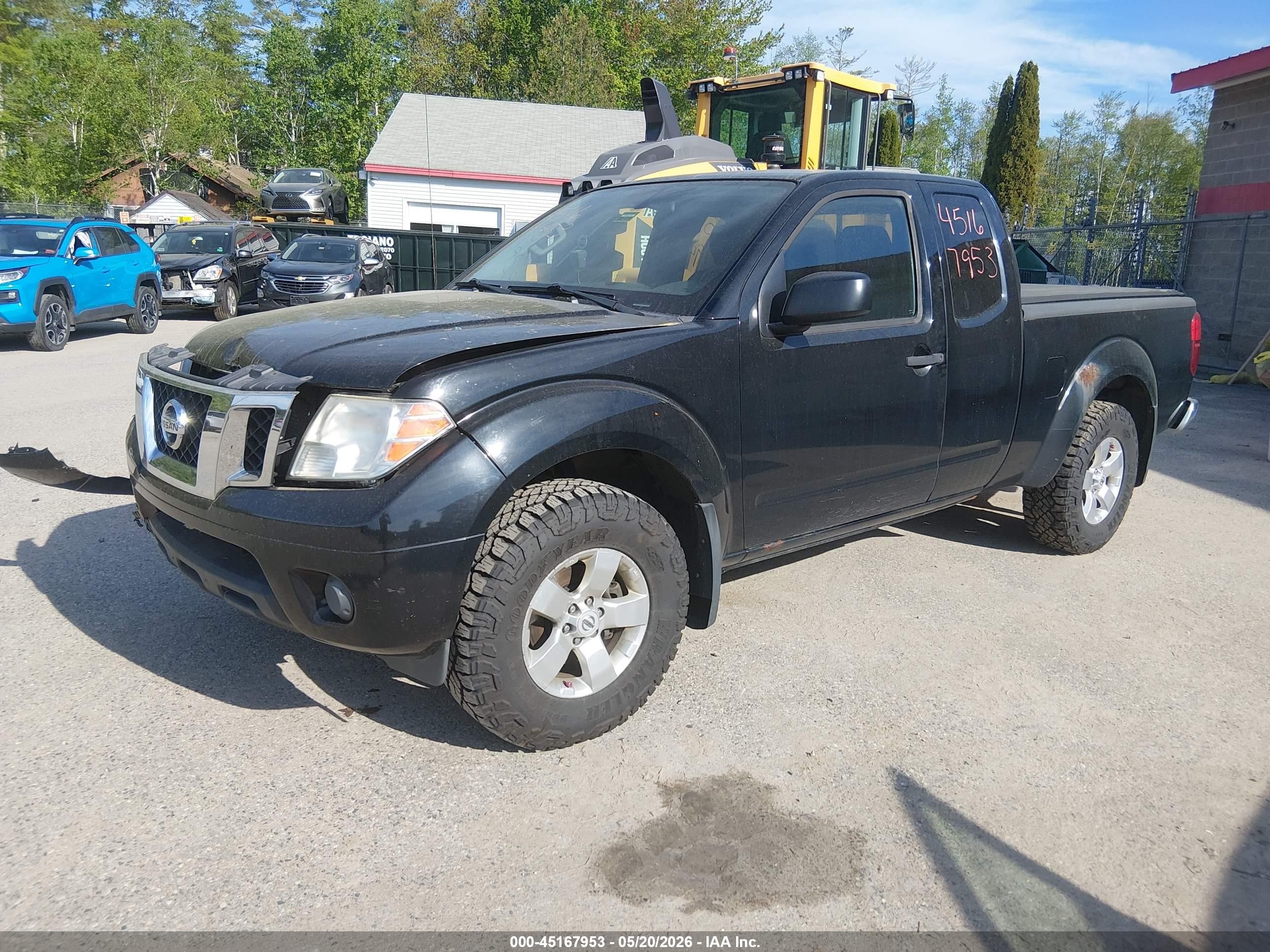 2012 Nissan Frontier Sv Black vin: 1N6AD0CW9CC419750