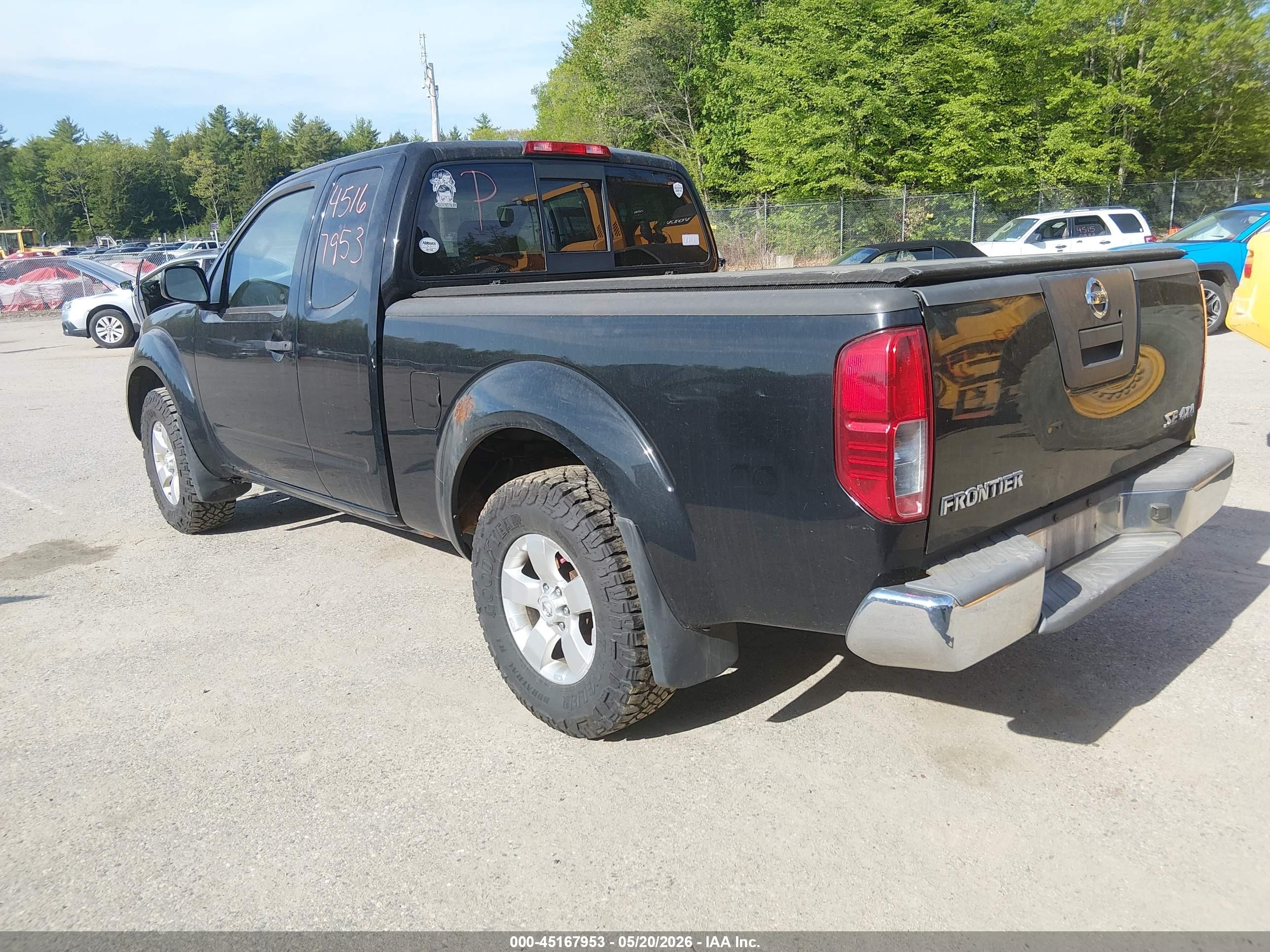 2012 Nissan Frontier Sv Black vin: 1N6AD0CW9CC419750