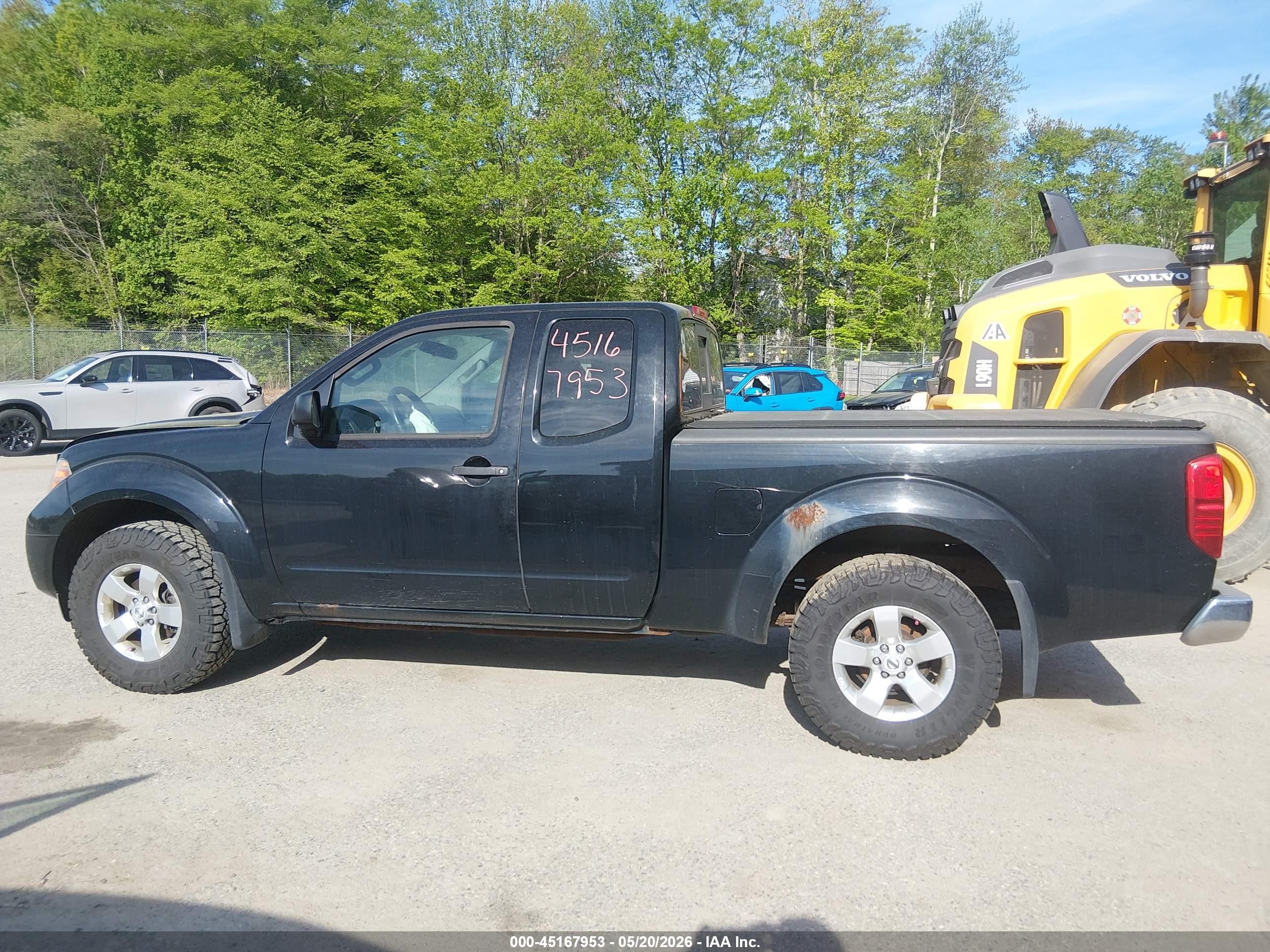 2012 Nissan Frontier Sv Black vin: 1N6AD0CW9CC419750