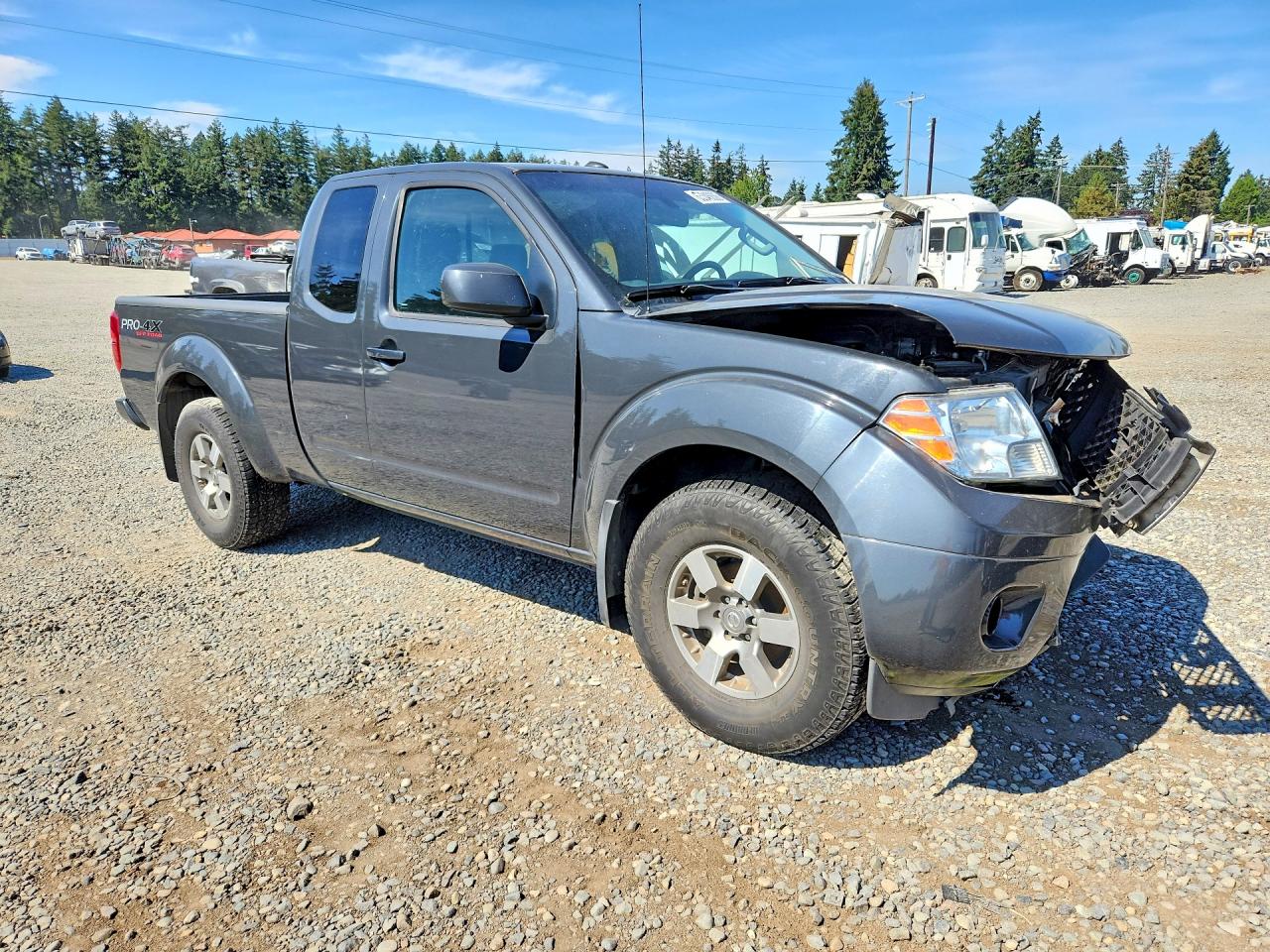 2012 Nissan Frontier Sv V6 Gray vin: 1N6AD0CW9CC432434
