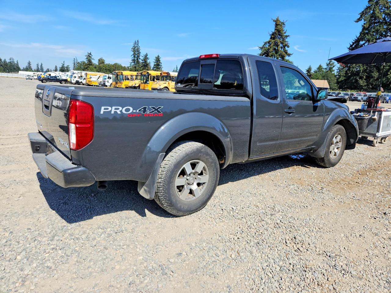 2012 Nissan Frontier Sv V6 Gray vin: 1N6AD0CW9CC432434