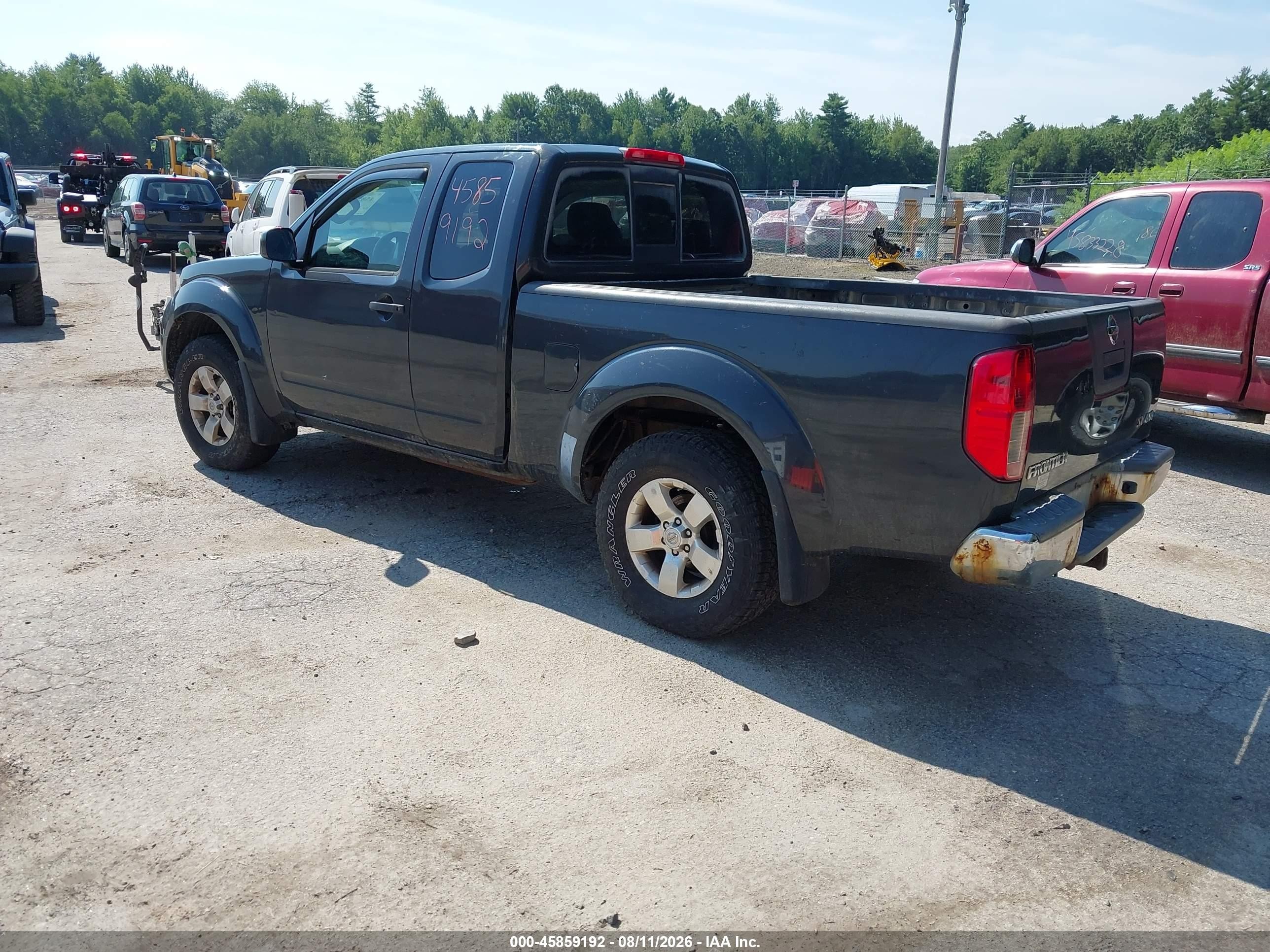 2012 Nissan Frontier Sv Gray vin: 1N6AD0CW9CC436662