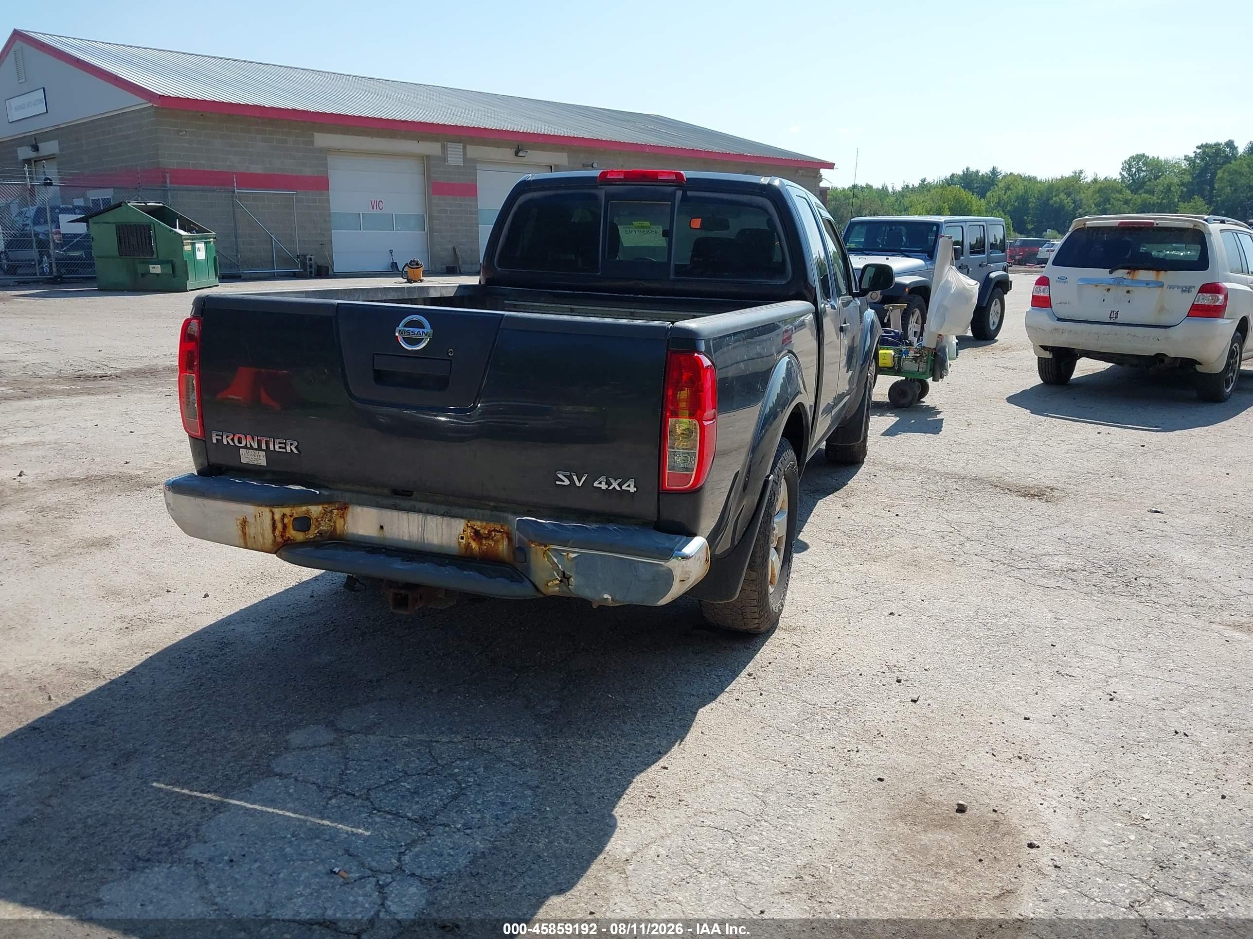 2012 Nissan Frontier Sv Gray vin: 1N6AD0CW9CC436662