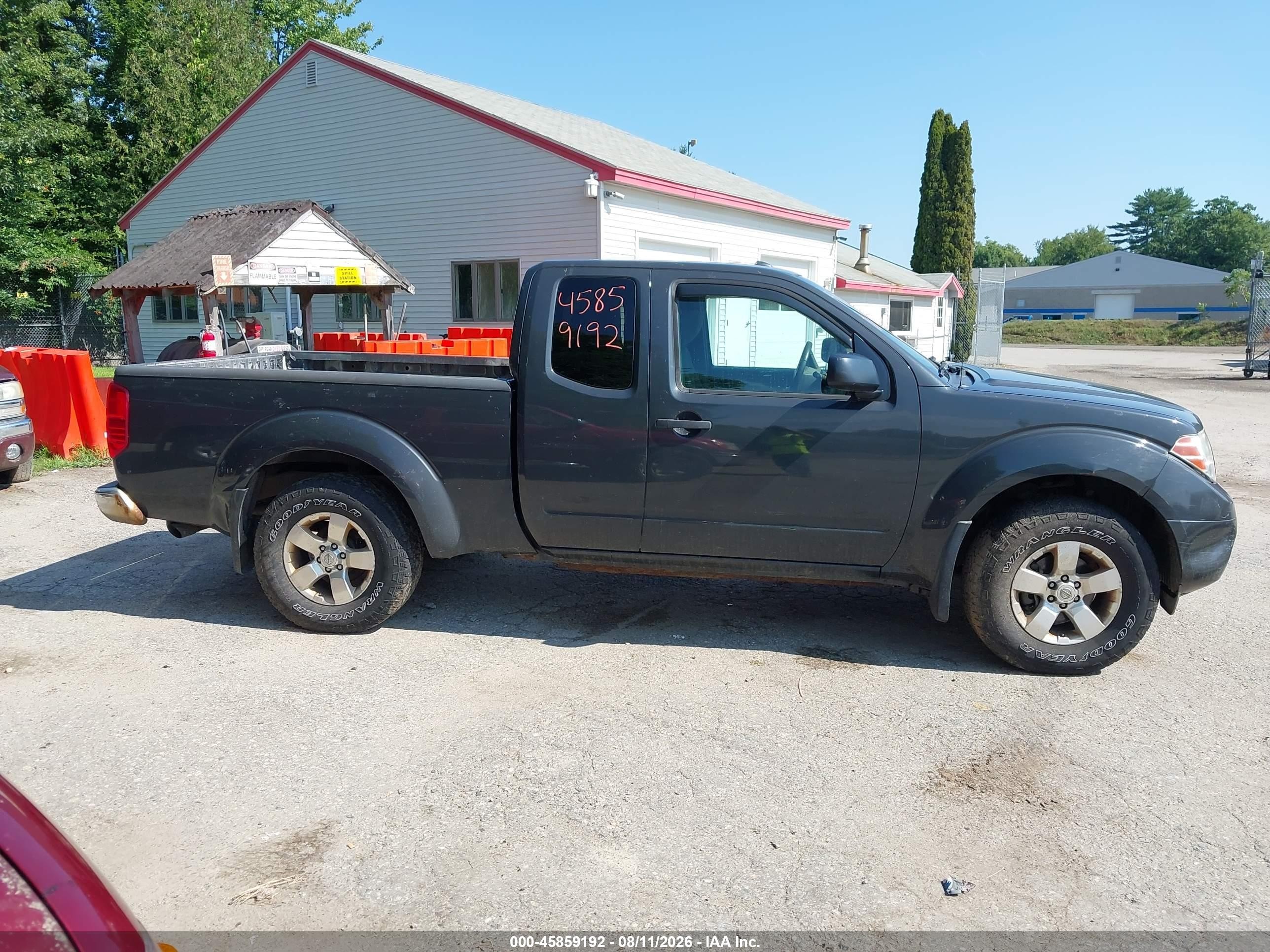2012 Nissan Frontier Sv Gray vin: 1N6AD0CW9CC436662