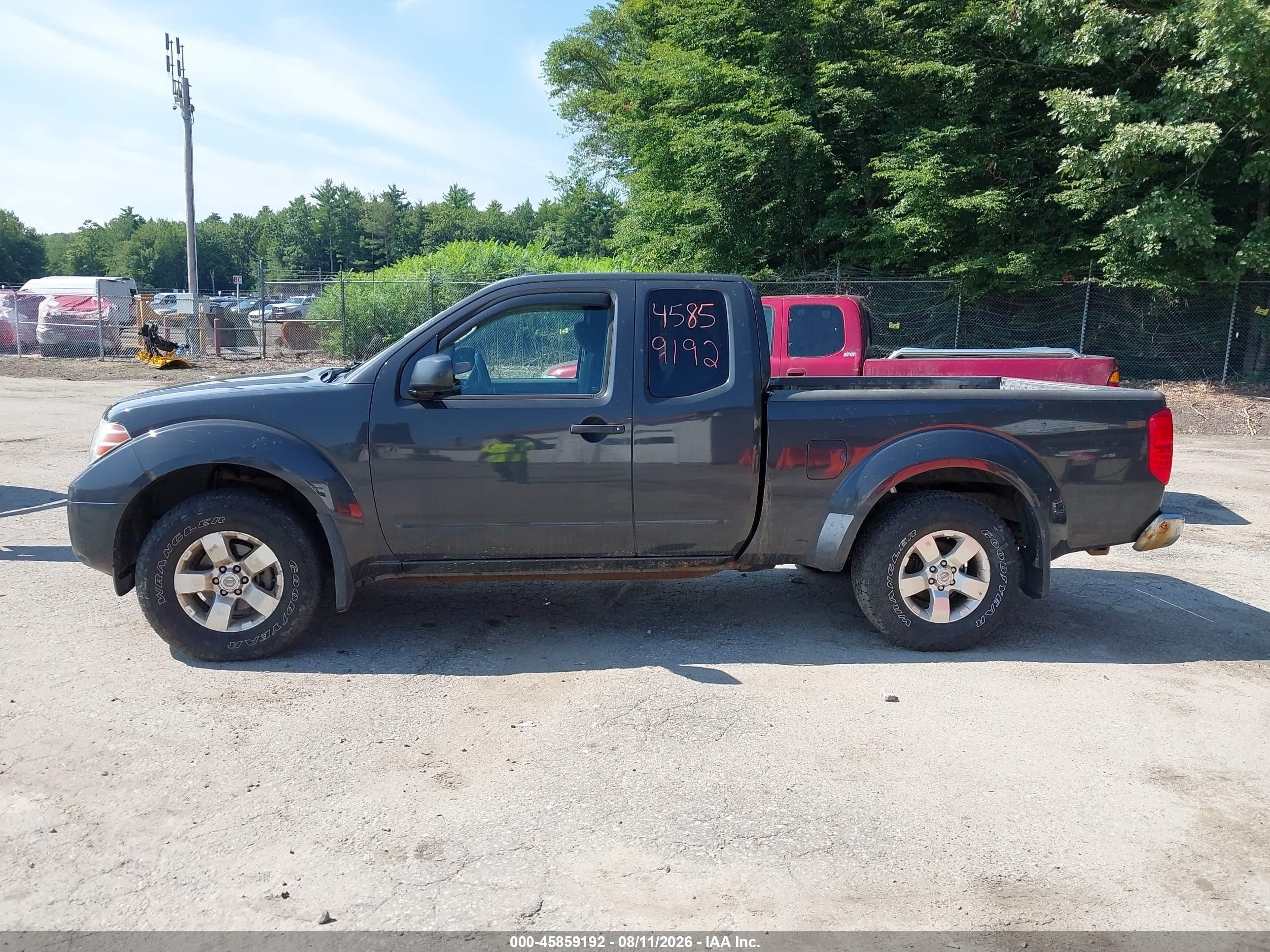 2012 Nissan Frontier Sv Gray vin: 1N6AD0CW9CC436662