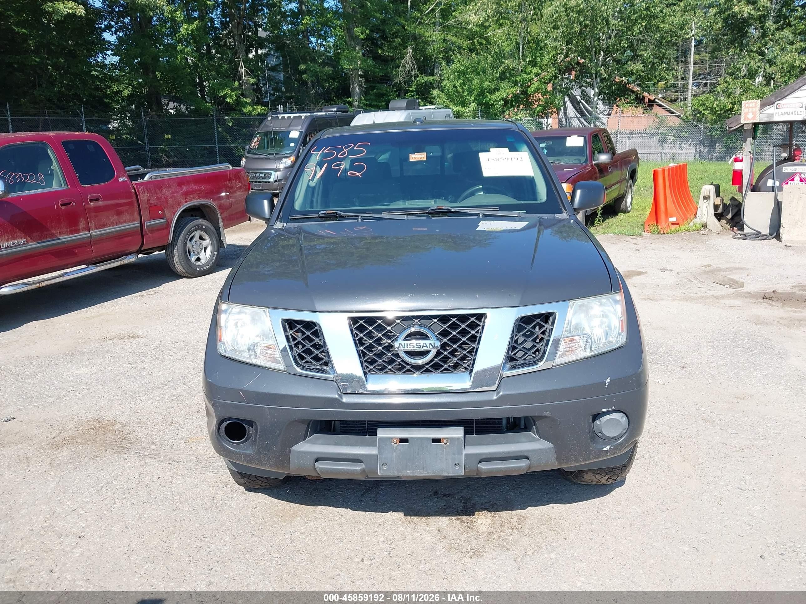 2012 Nissan Frontier Sv Gray vin: 1N6AD0CW9CC436662