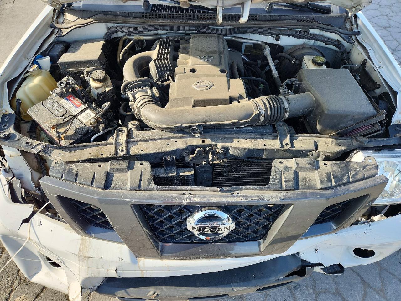 2012 Nissan Frontier Sv V6 White vin: 1N6AD0CW9CC442543