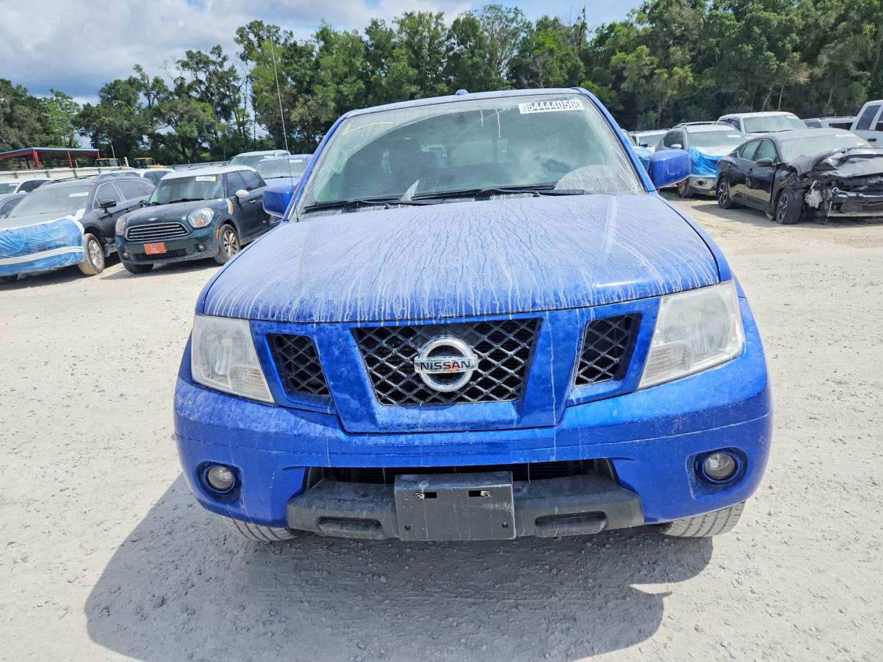 2012 Nissan Frontier Sv V6 Blue vin: 1N6AD0CW9CC467703