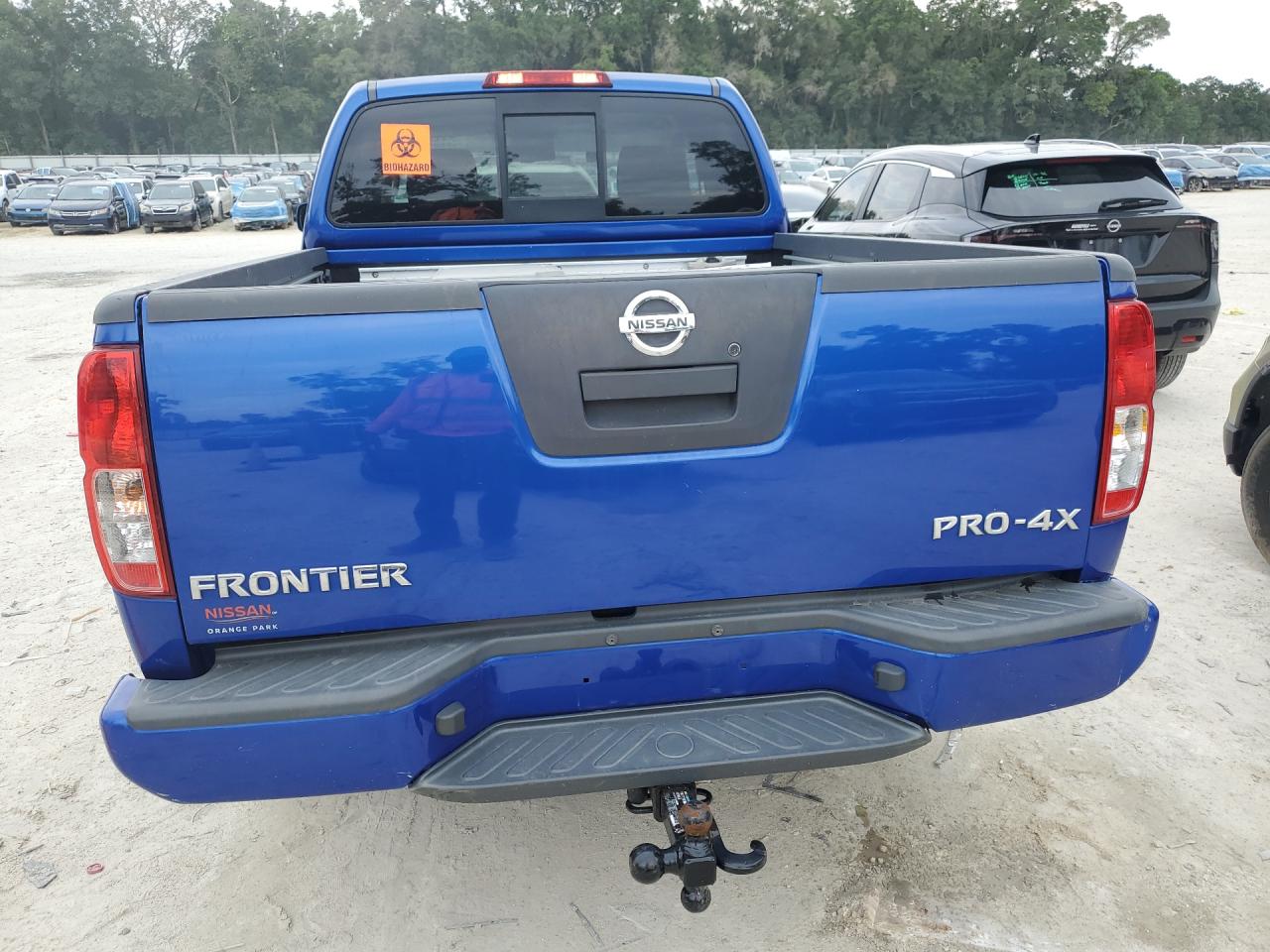 2012 Nissan Frontier Sv V6 Blue vin: 1N6AD0CW9CC467703 Damage: Tailgate, Dent(S) W/No Paint Dmg, 1/2 To 1 Inch