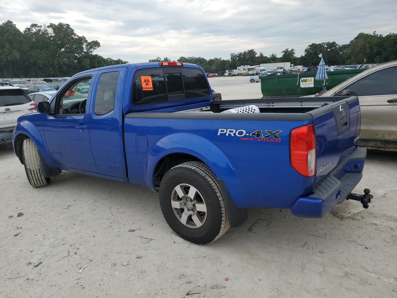2012 Nissan Frontier Sv V6 Blue vin: 1N6AD0CW9CC467703 Damage: Left Bed Side, Dent(S) W/No Paint Dmg, 1/2 To 1 Inch