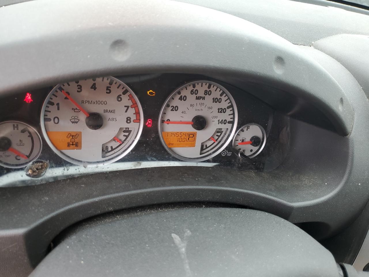 2012 Nissan Frontier Sv V6 Blue vin: 1N6AD0CW9CC467703 Damage: Warning Light - Engine, On, Unacceptable