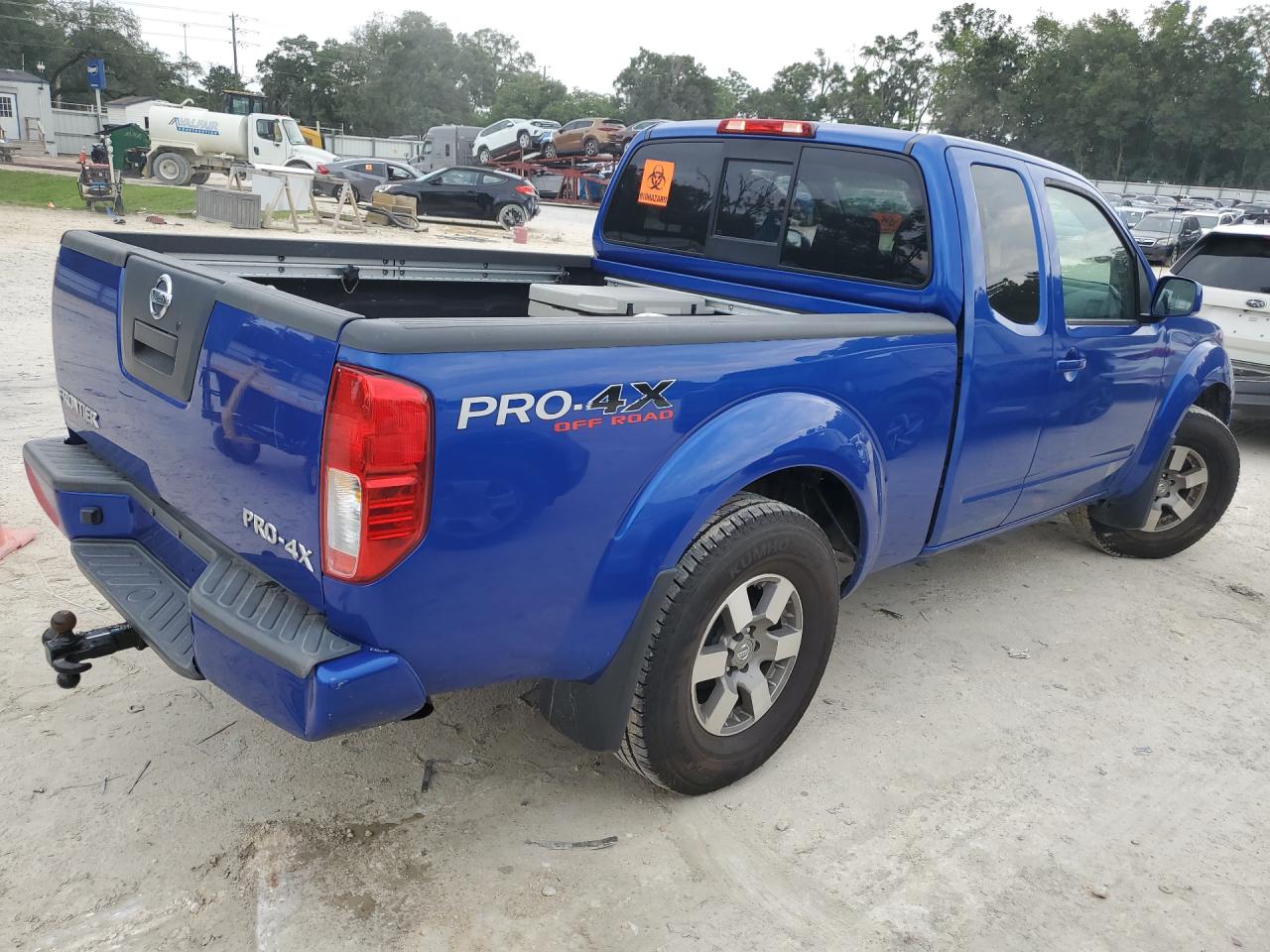 2012 Nissan Frontier Sv V6 Blue vin: 1N6AD0CW9CC467703 Damage: Right Bed Side, Heavy Scratch, 1/2 To 1 Inch
