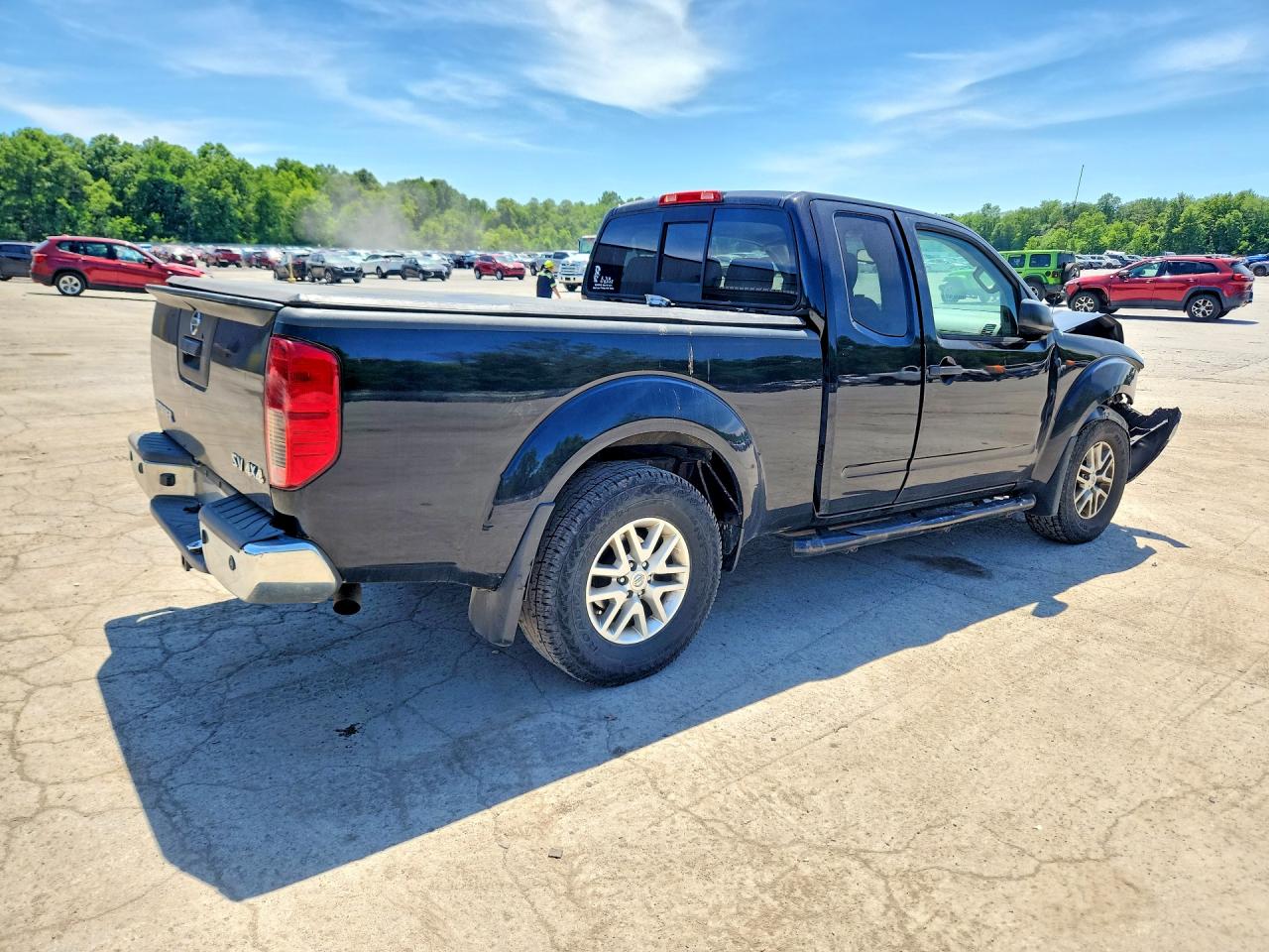 2014 Nissan Frontier Sv V6 Black vin: 1N6AD0CW9EN738668