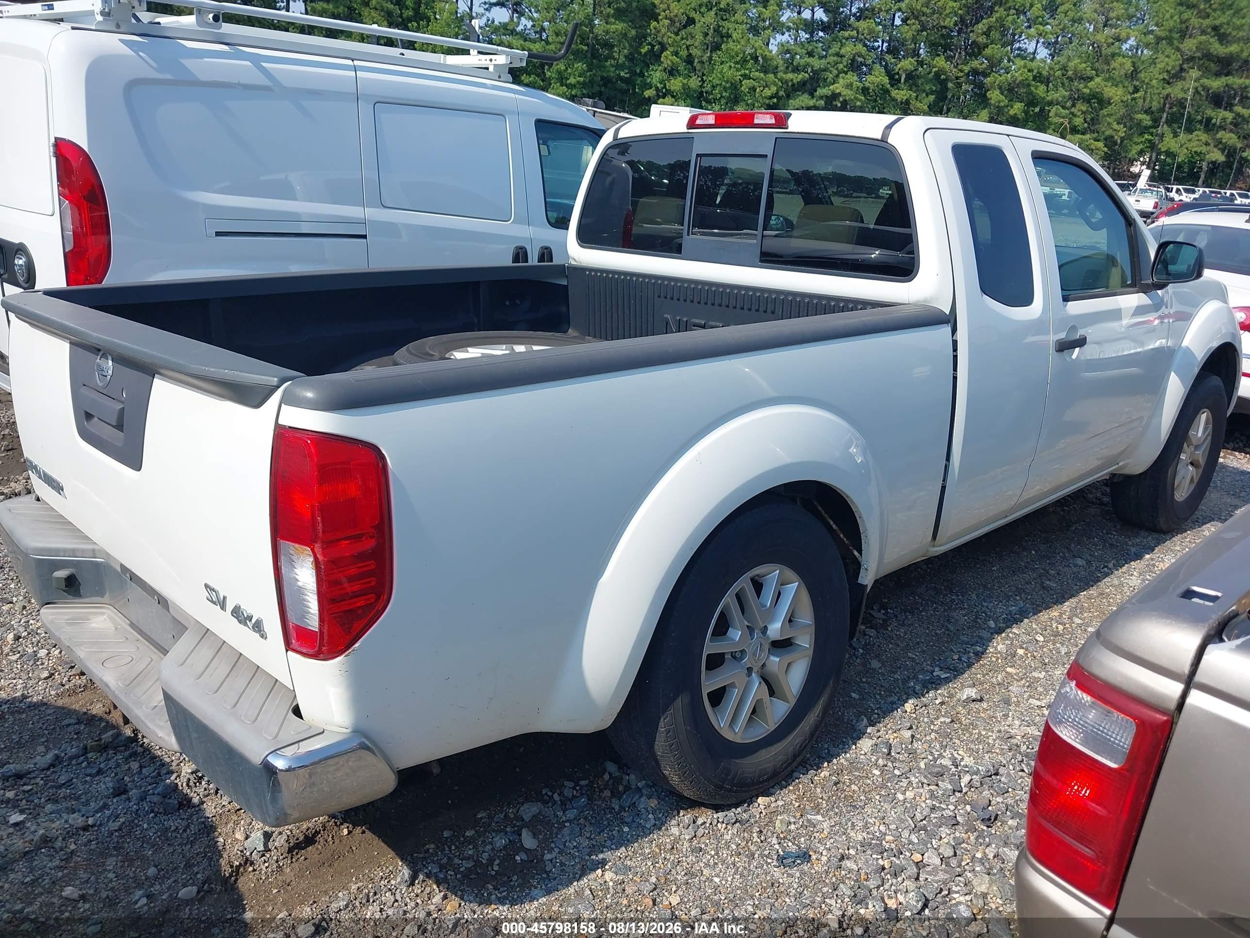 2014 Nissan Frontier Pro-4x/sv White vin: 1N6AD0CW9EN739268