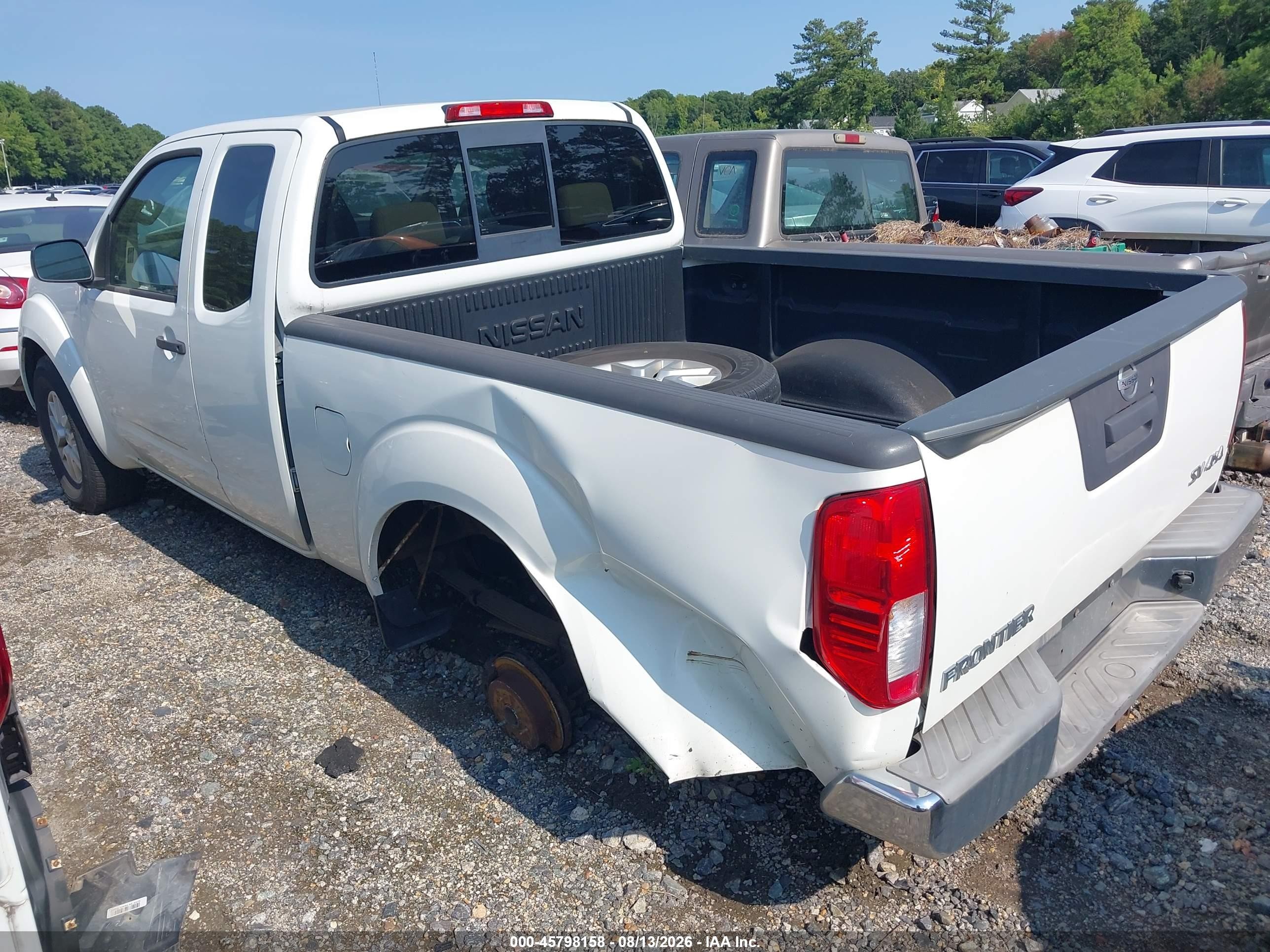 2014 Nissan Frontier Pro-4x/sv White vin: 1N6AD0CW9EN739268