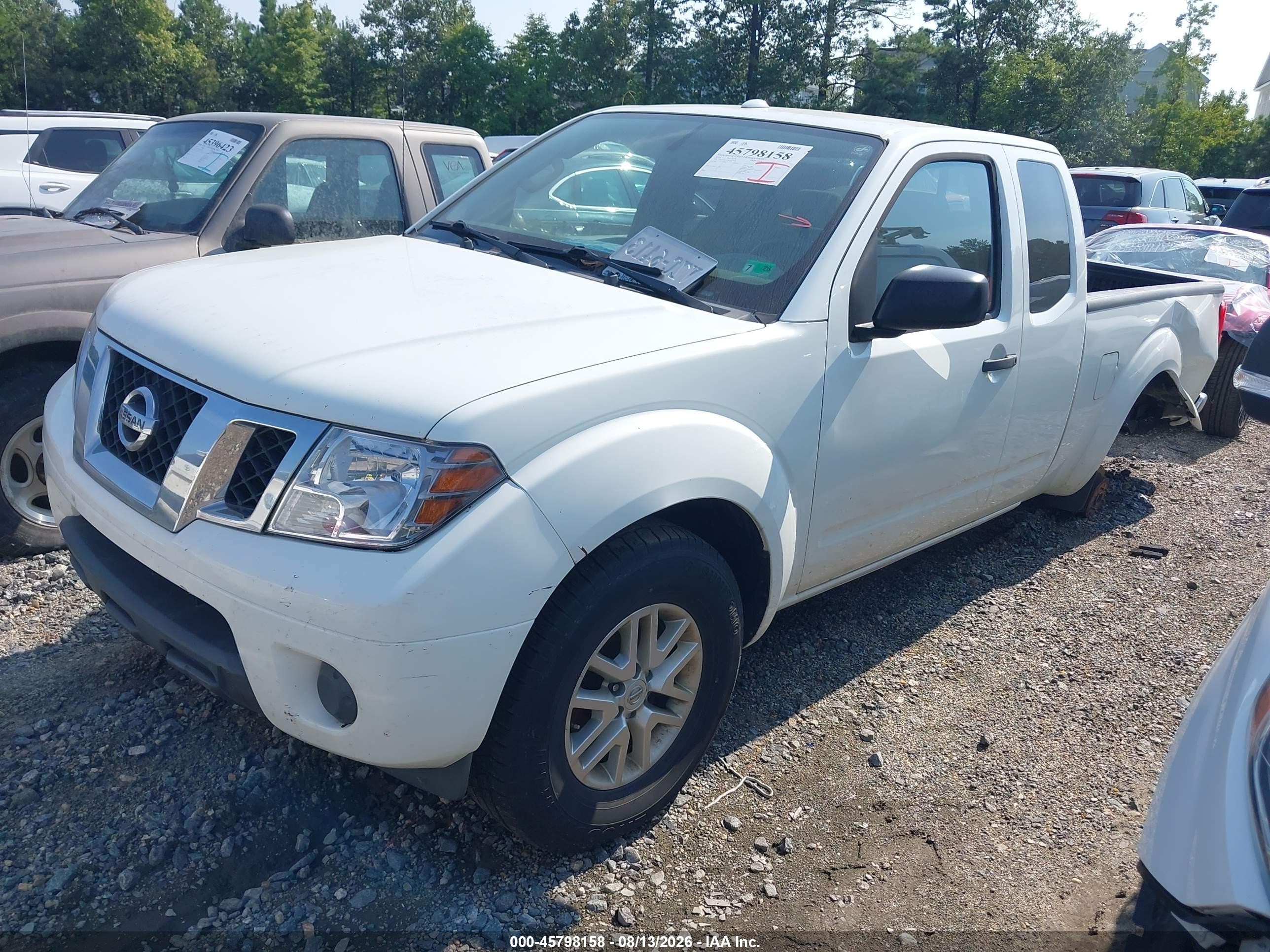 2014 Nissan Frontier Pro-4x/sv White vin: 1N6AD0CW9EN739268