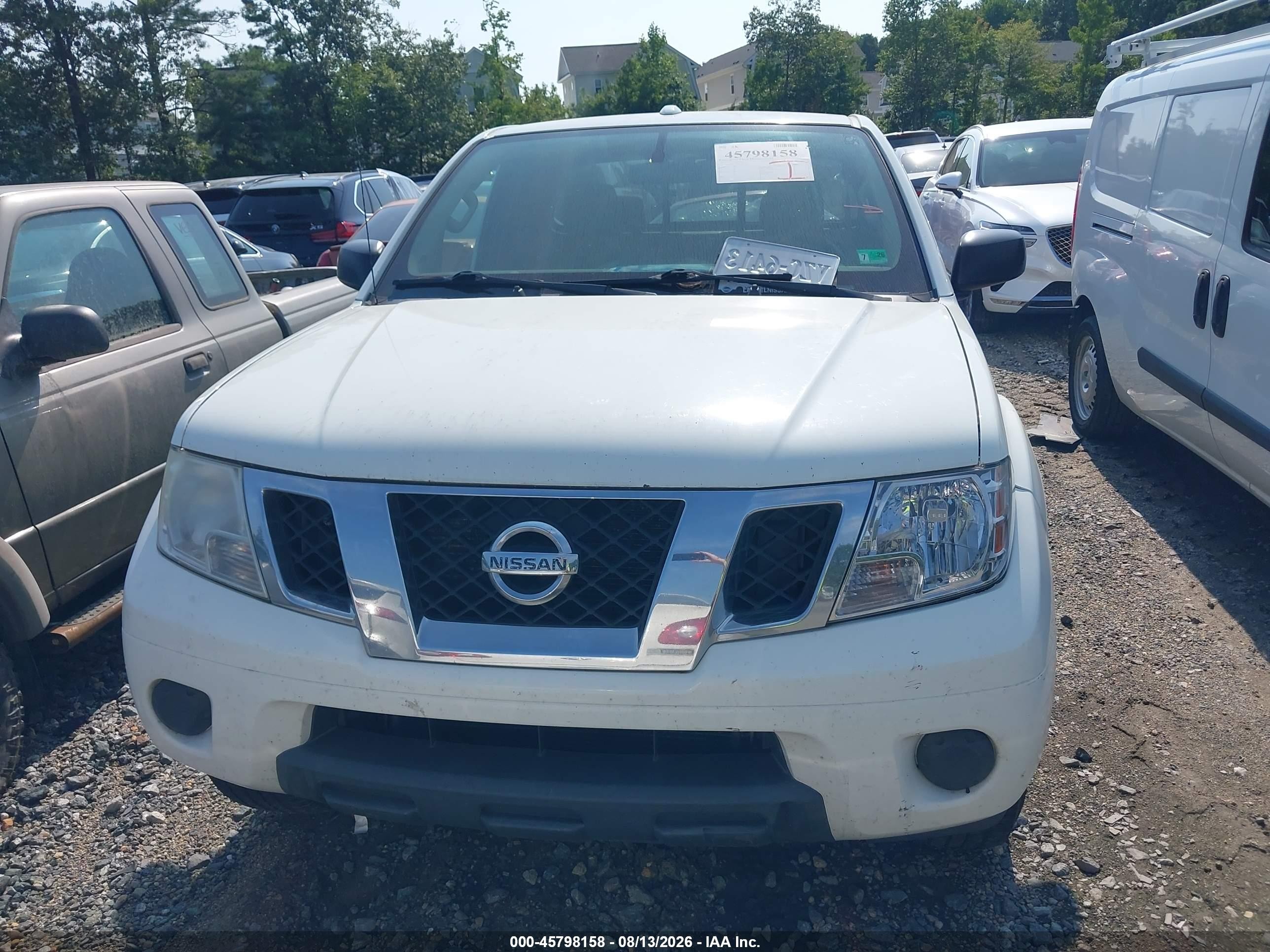 2014 Nissan Frontier Pro-4x/sv White vin: 1N6AD0CW9EN739268