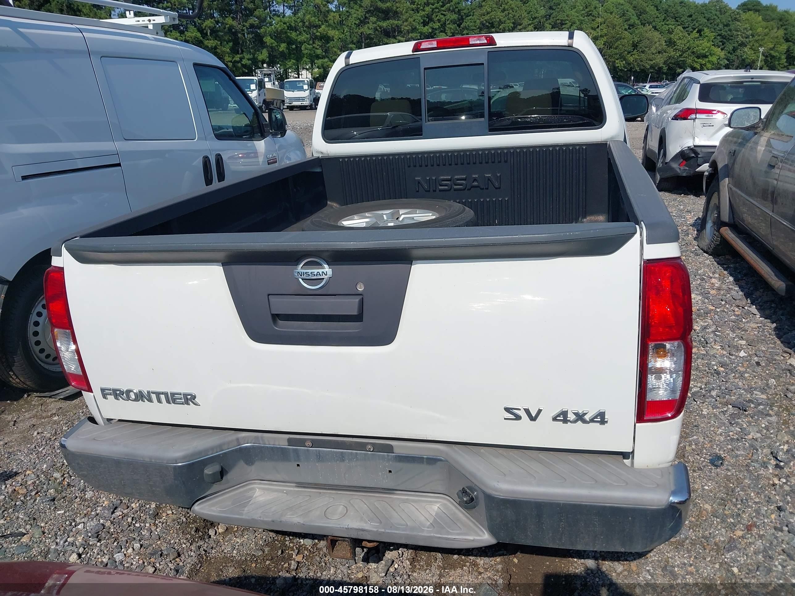 2014 Nissan Frontier Pro-4x/sv White vin: 1N6AD0CW9EN739268