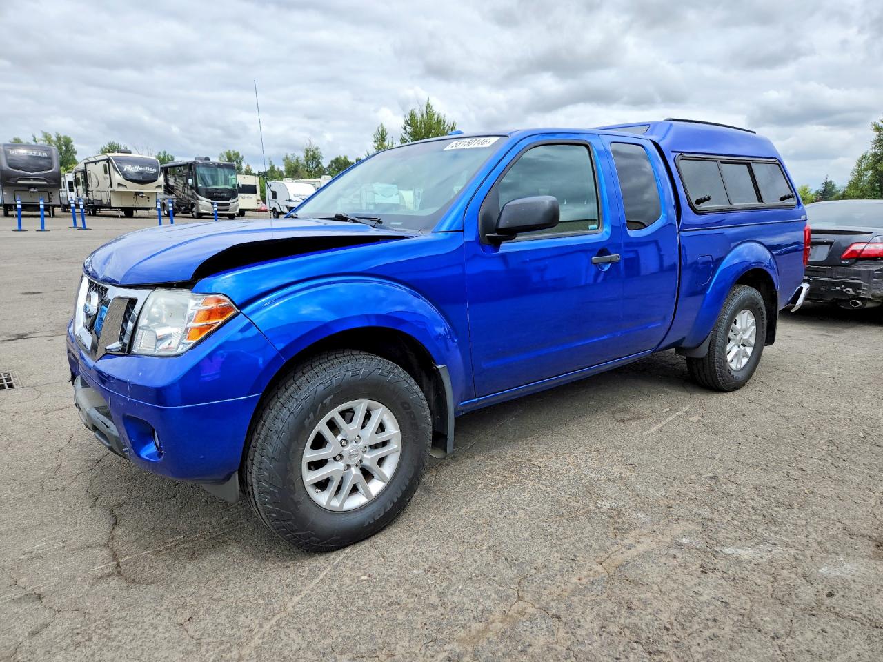 2014 Nissan Frontier Sv V6 Blue vin: 1N6AD0CW9EN745121