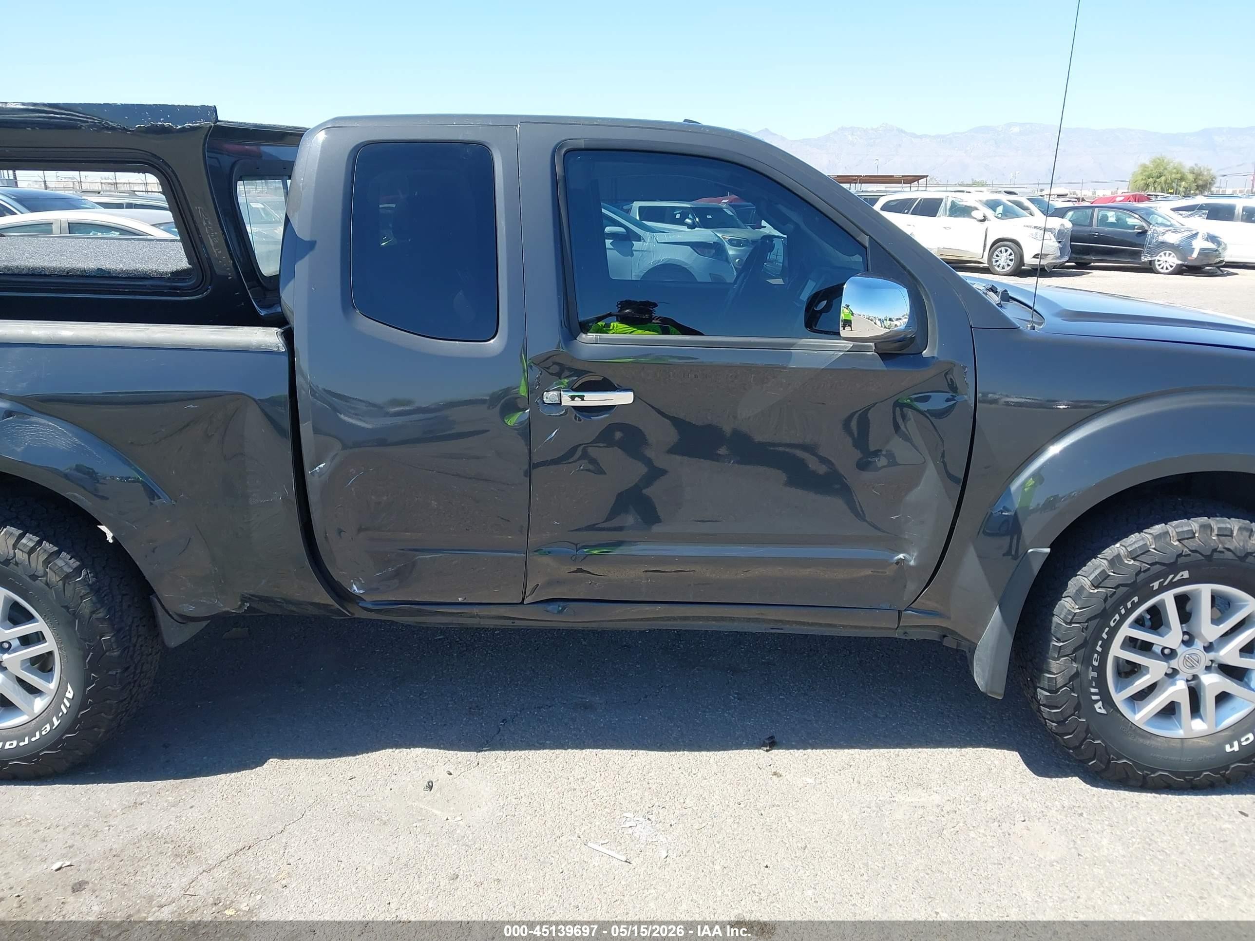 2014 Nissan Frontier Sv Gray vin: 1N6AD0CW9EN767779