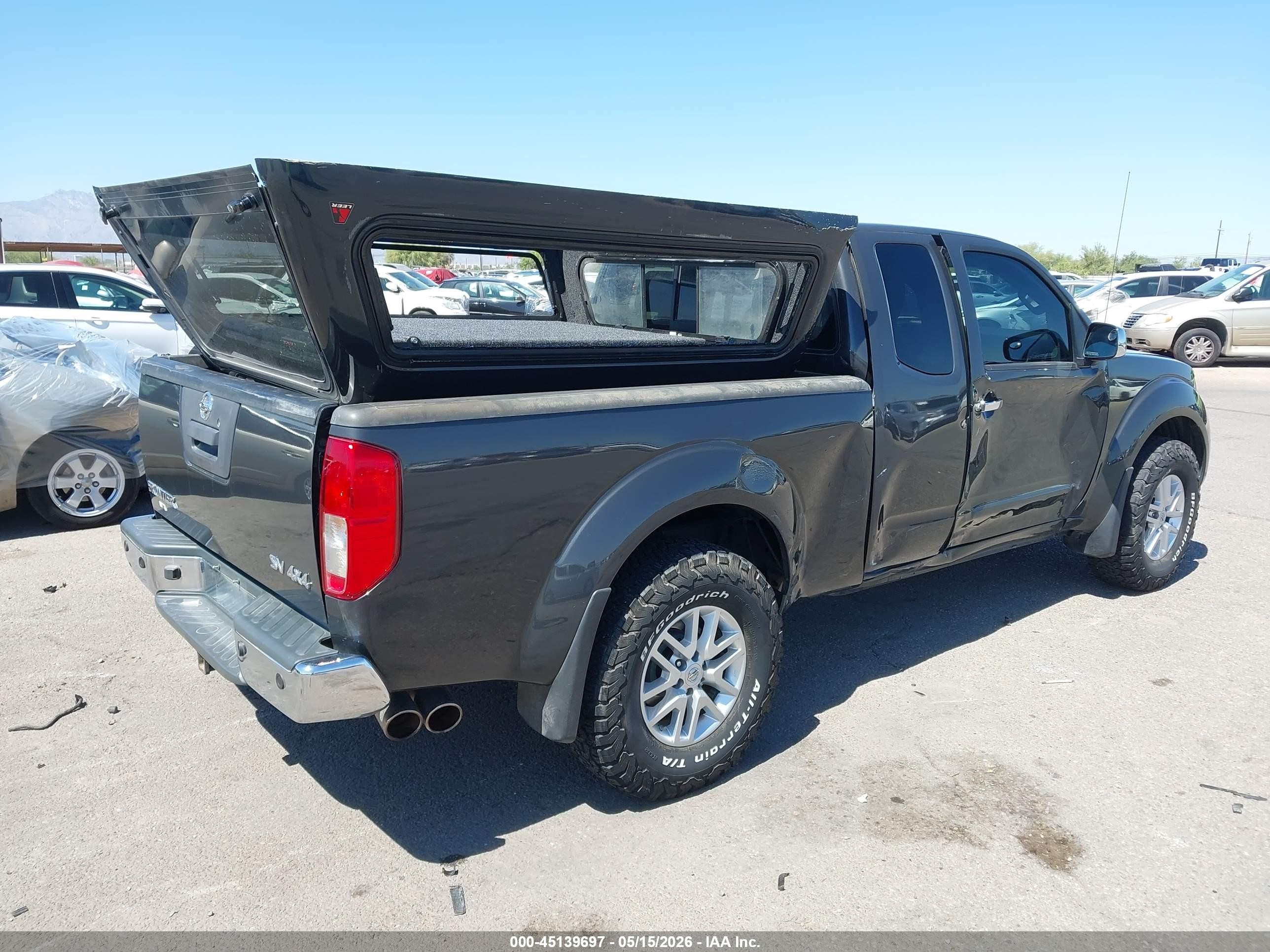2014 Nissan Frontier Sv Gray vin: 1N6AD0CW9EN767779