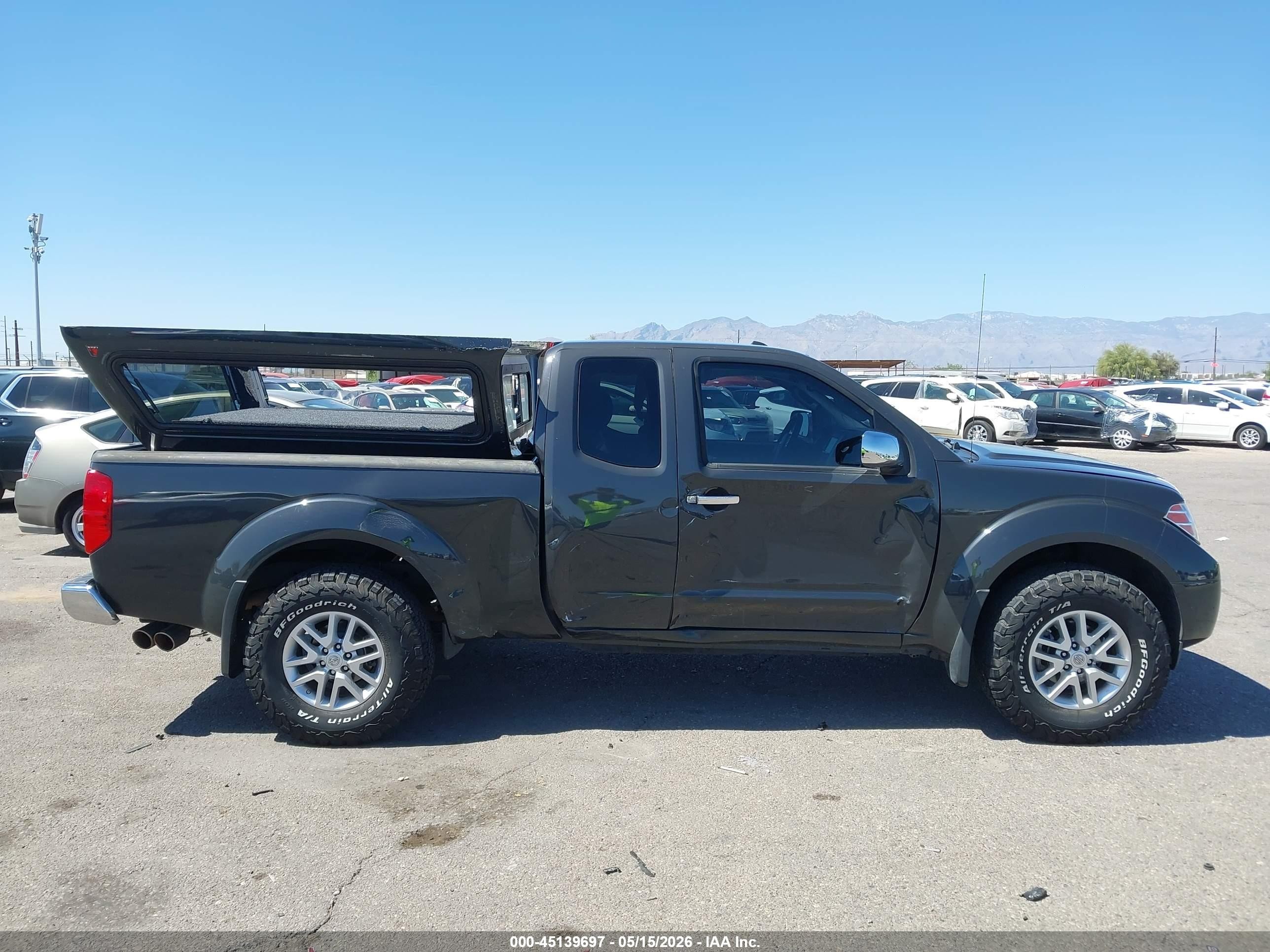 2014 Nissan Frontier Sv Gray vin: 1N6AD0CW9EN767779