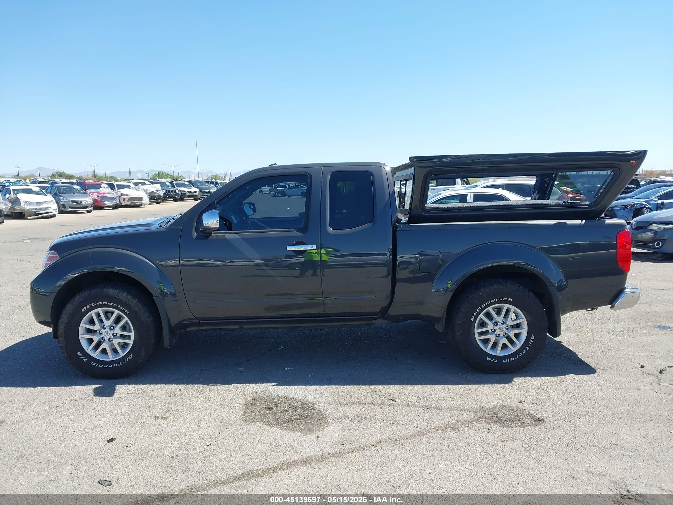 2014 Nissan Frontier Sv Gray vin: 1N6AD0CW9EN767779