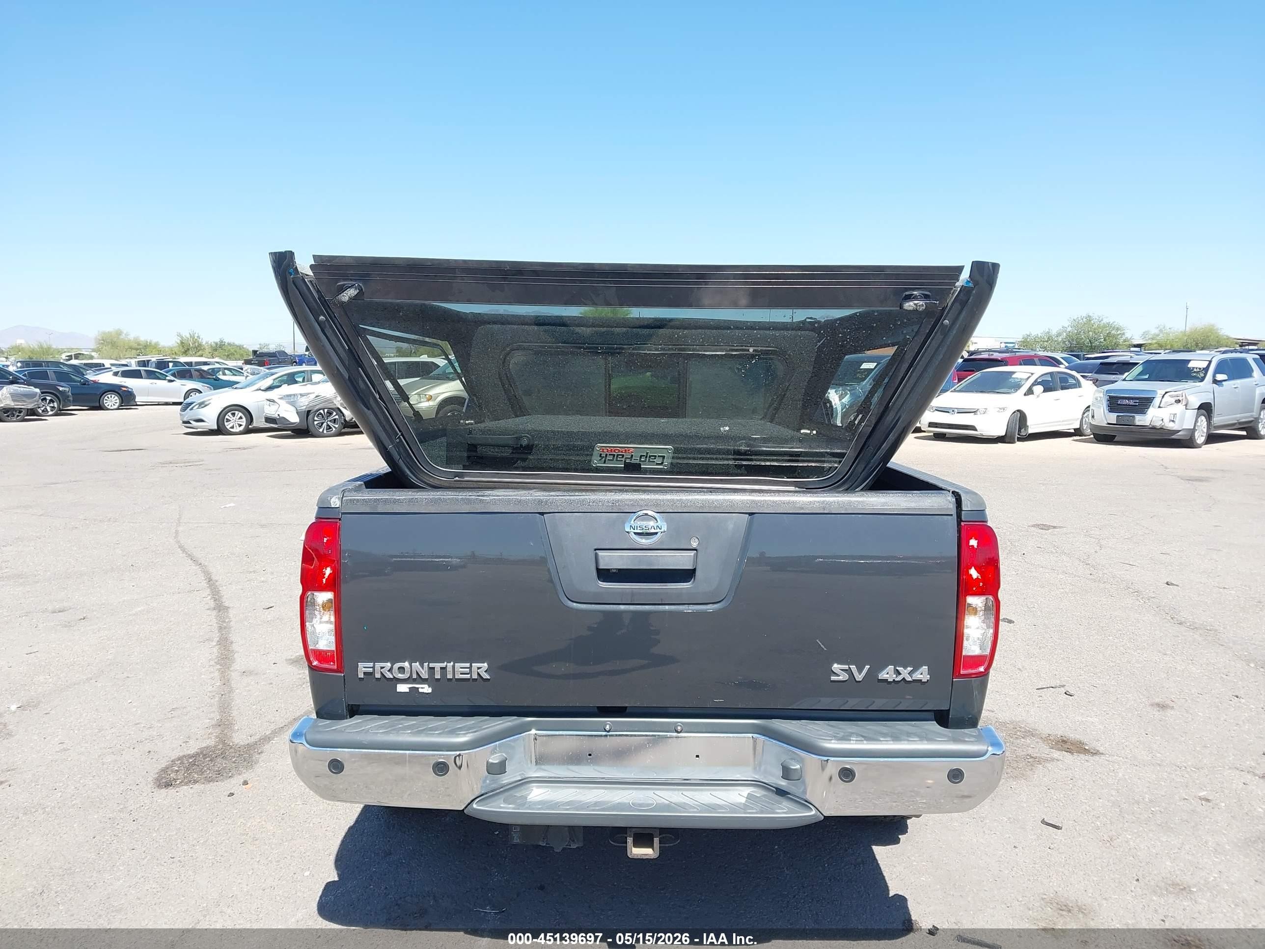 2014 Nissan Frontier Sv Gray vin: 1N6AD0CW9EN767779