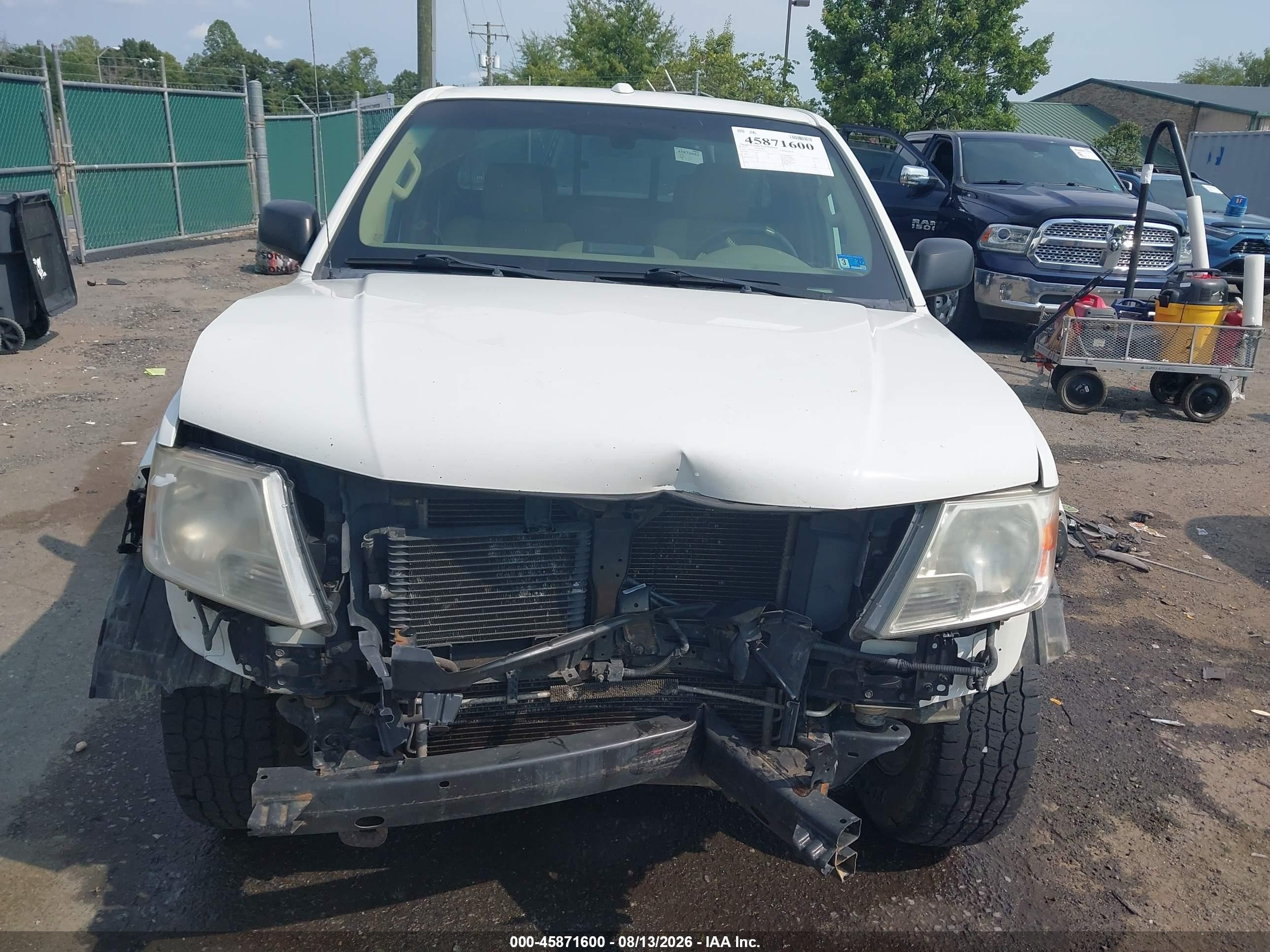 2015 Nissan Frontier Pro-4x/sv Белый vin: 1N6AD0CW9FN757349
