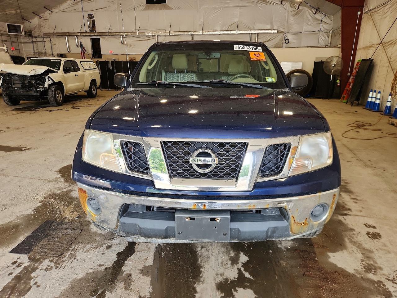 2011 Nissan Frontier Sv V6 Blue vin: 1N6AD0CWXBC415804