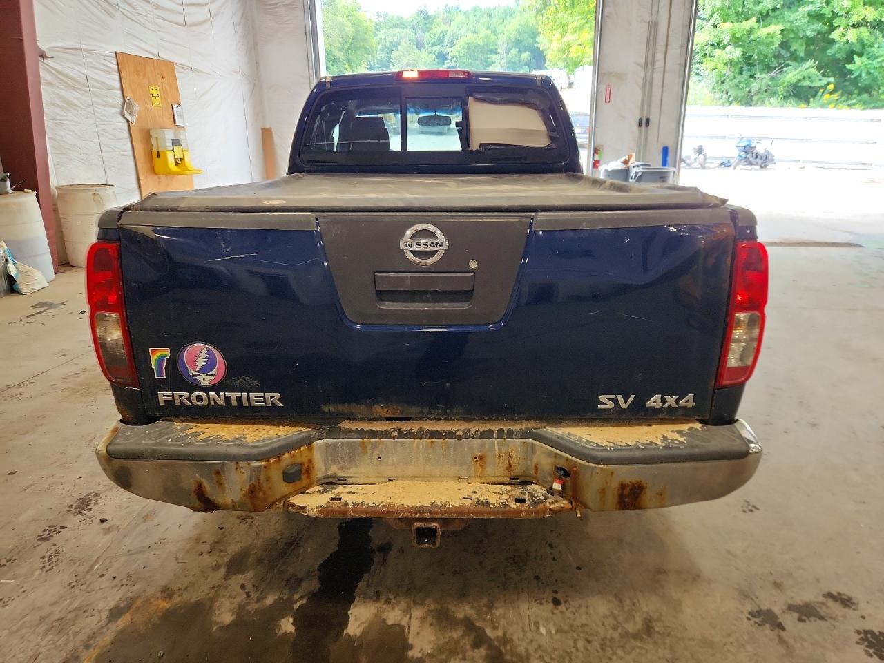 2011 Nissan Frontier Sv V6 Blue vin: 1N6AD0CWXBC415804
