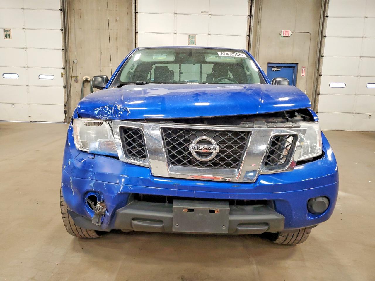 2012 Nissan Frontier Sv V6 Blue vin: 1N6AD0CWXCC447864