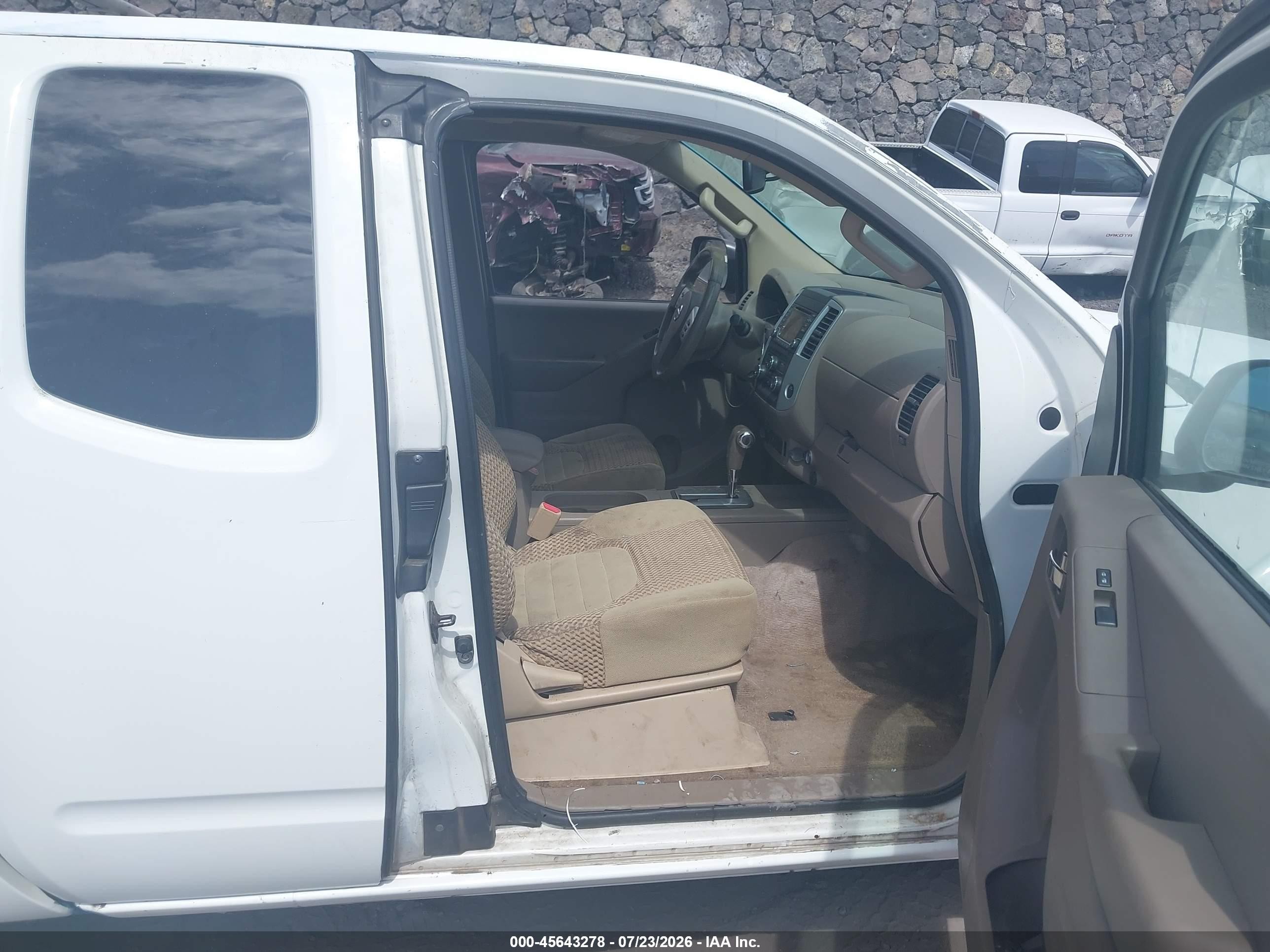 2015 Nissan Frontier Sv White vin: 1N6AD0CWXFN756601