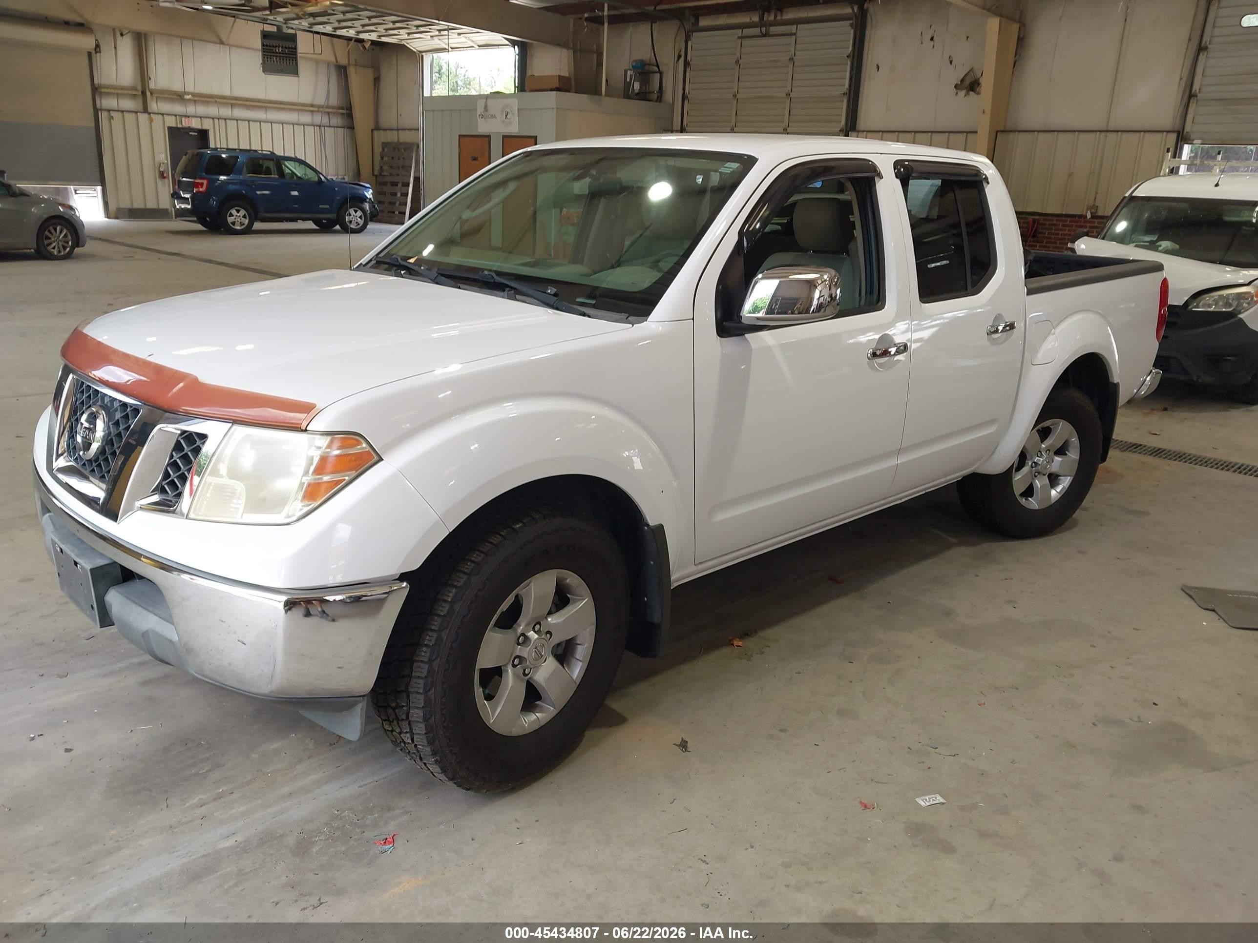2010 Nissan Frontier Se White vin: 1N6AD0ER0AC425280