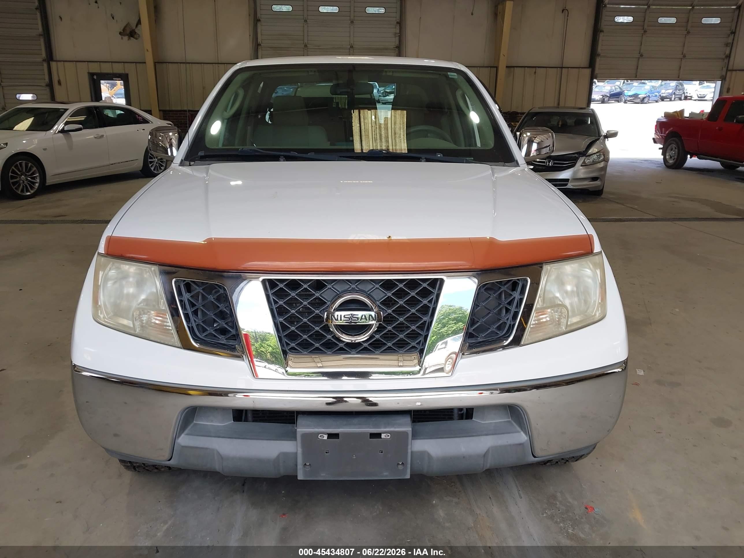 2010 Nissan Frontier Se White vin: 1N6AD0ER0AC425280