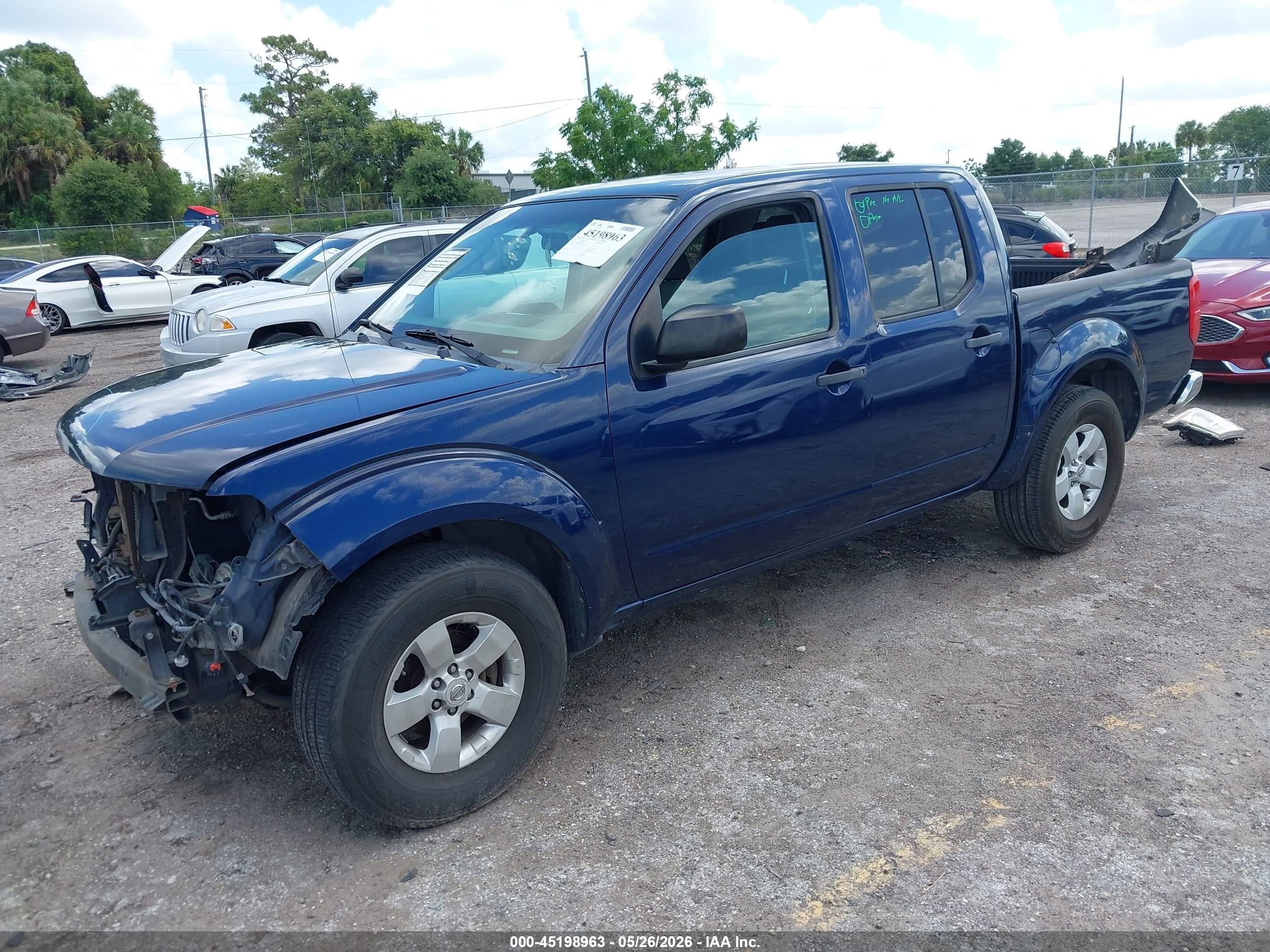 2011 Nissan Frontier Sv Dark Blue vin: 1N6AD0ER0BC415852