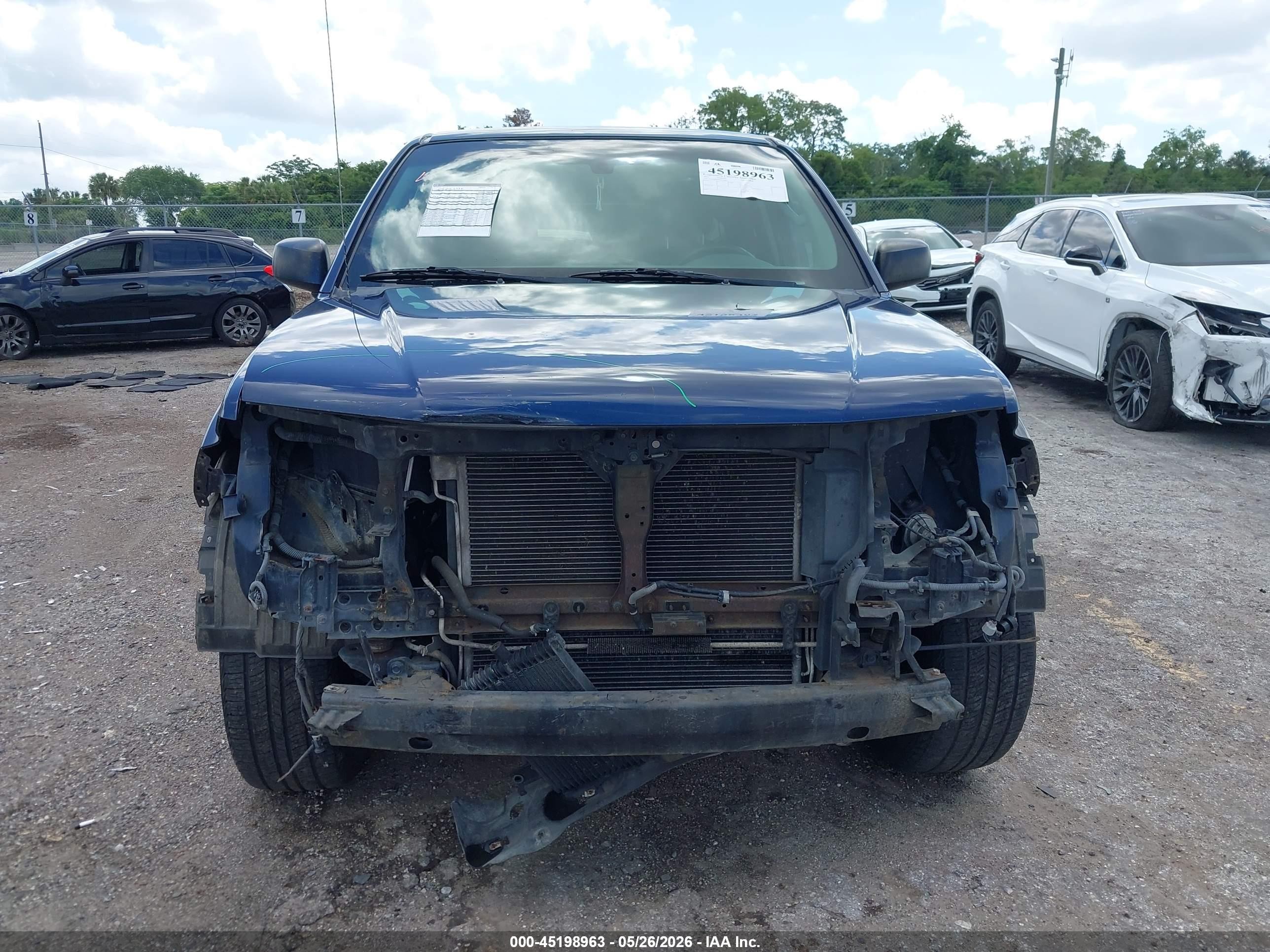 2011 Nissan Frontier Sv Dark Blue vin: 1N6AD0ER0BC415852