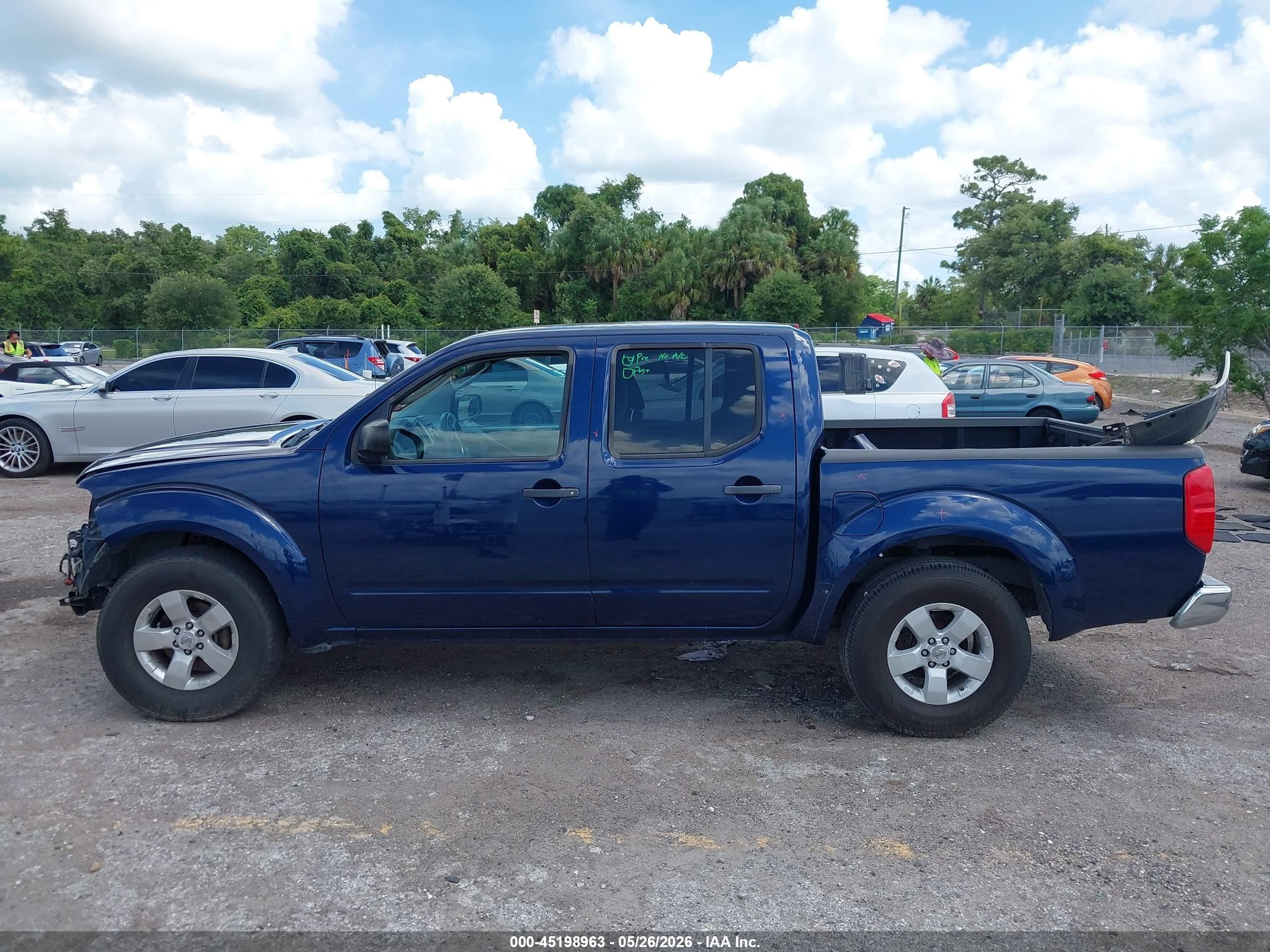 2011 Nissan Frontier Sv Dark Blue vin: 1N6AD0ER0BC415852