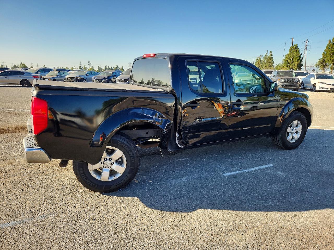 2012 Nissan Frontier S Black vin: 1N6AD0ER0CC431972