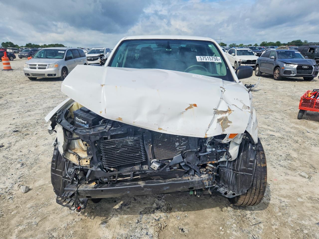 2012 Nissan Frontier S White vin: 1N6AD0ER0CC458346