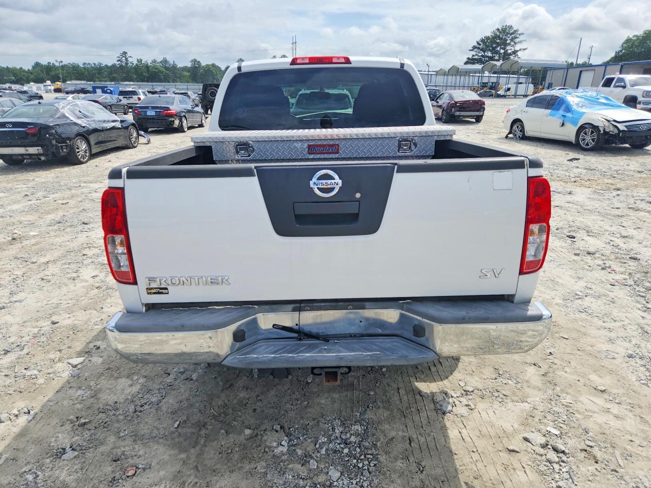 2012 Nissan Frontier S White vin: 1N6AD0ER0CC458346