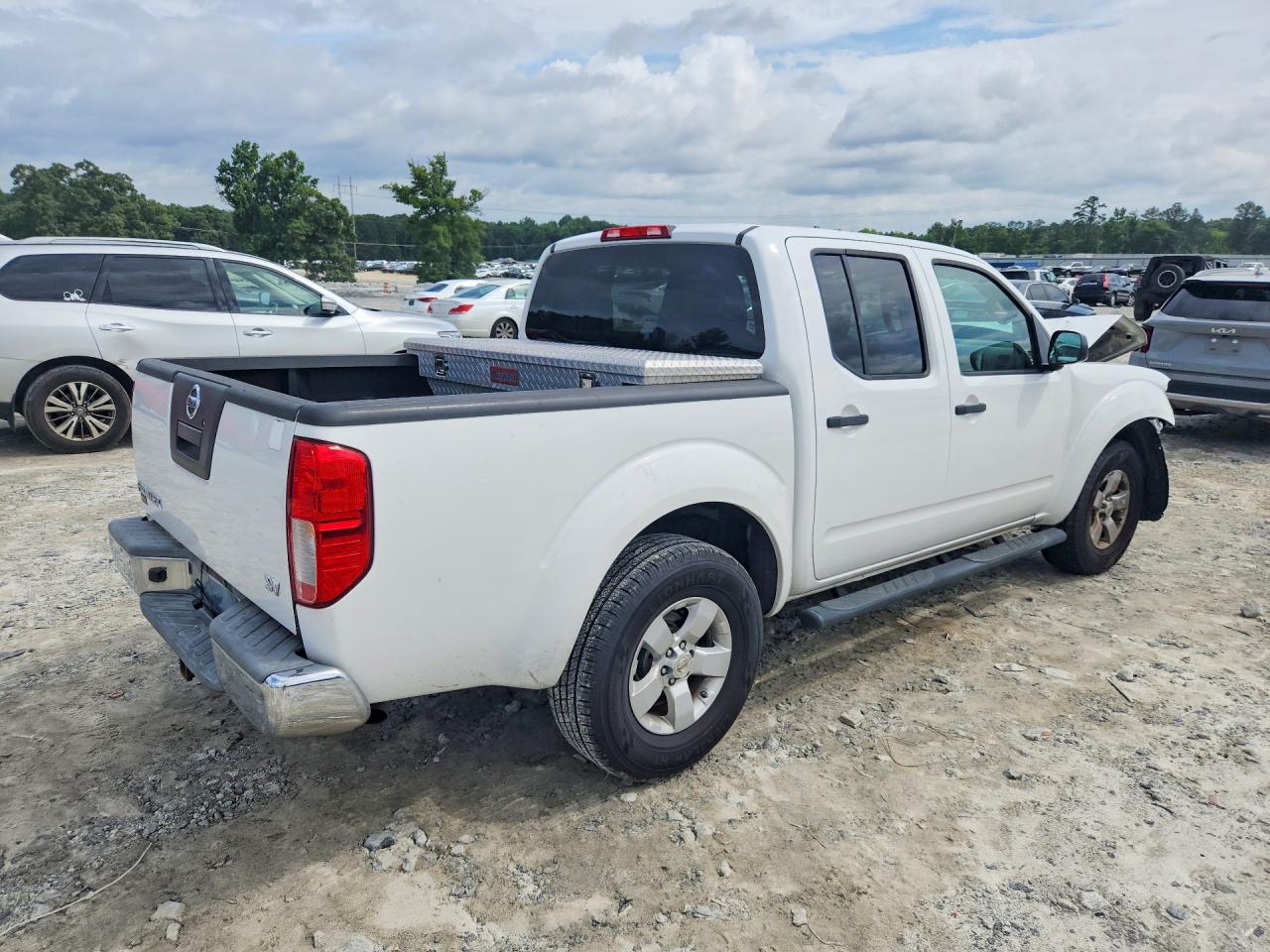 2012 Nissan Frontier S White vin: 1N6AD0ER0CC458346