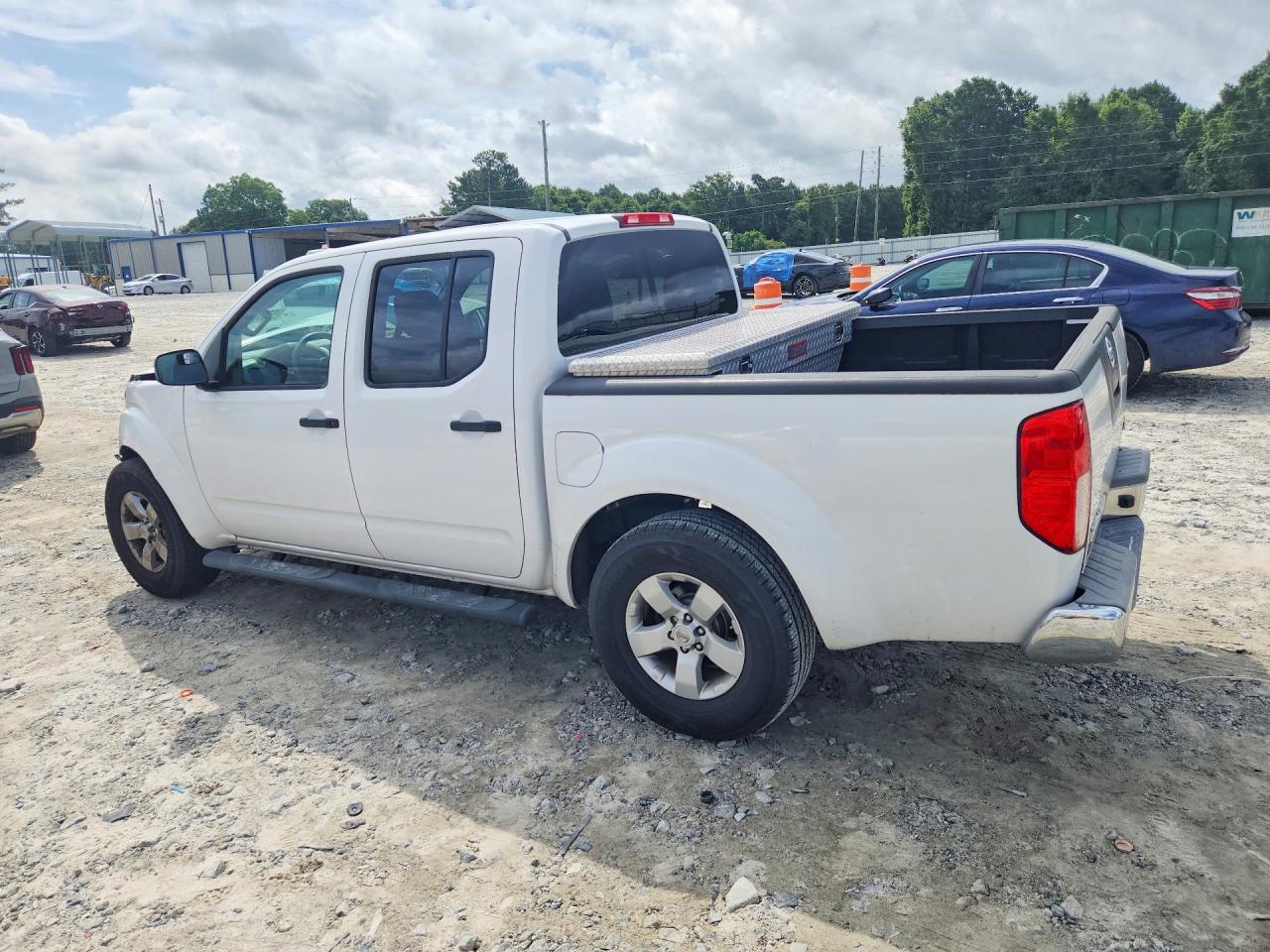 2012 Nissan Frontier S White vin: 1N6AD0ER0CC458346