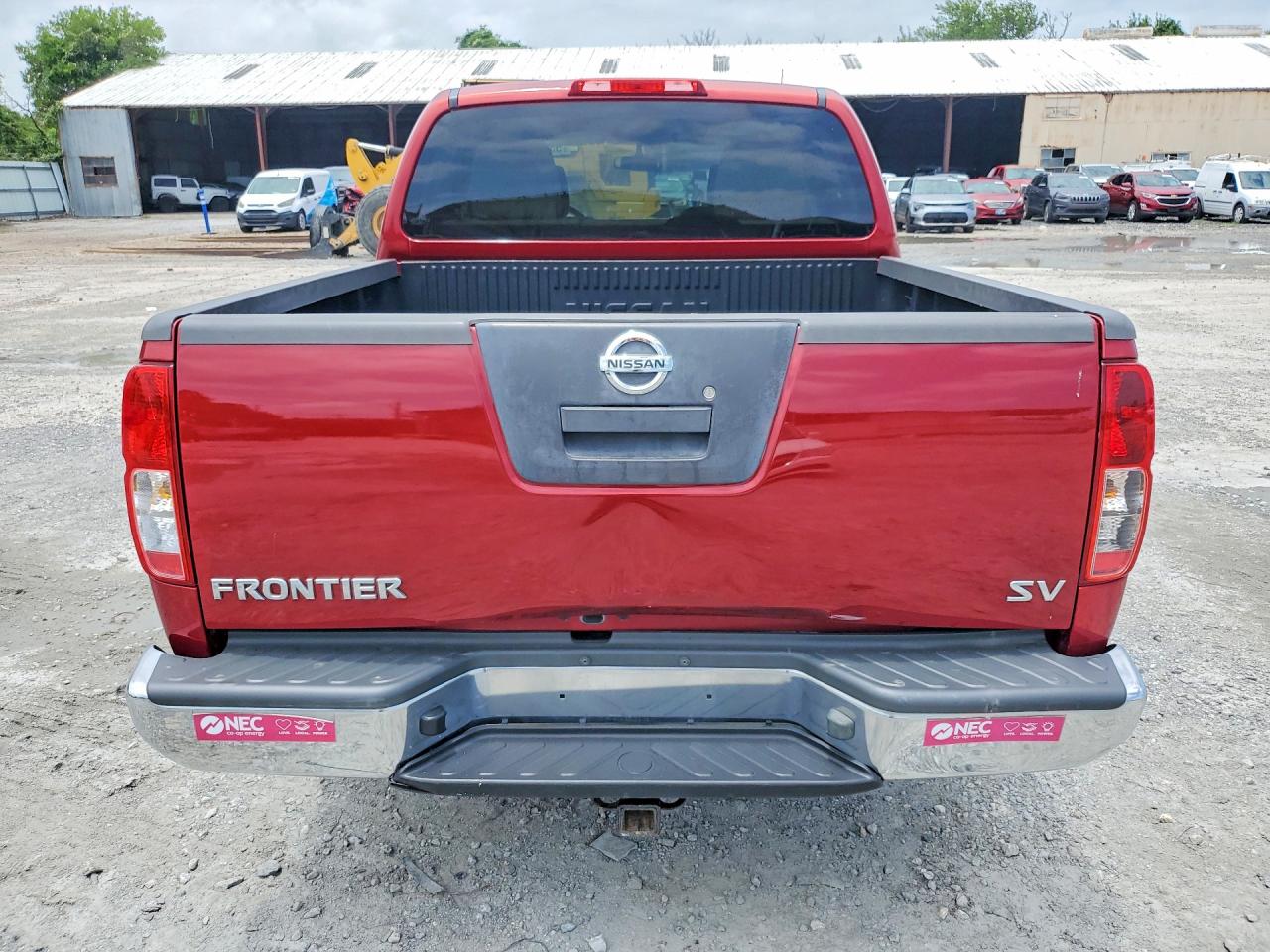 2012 Nissan Frontier S Красный vin: 1N6AD0ER0CC462929