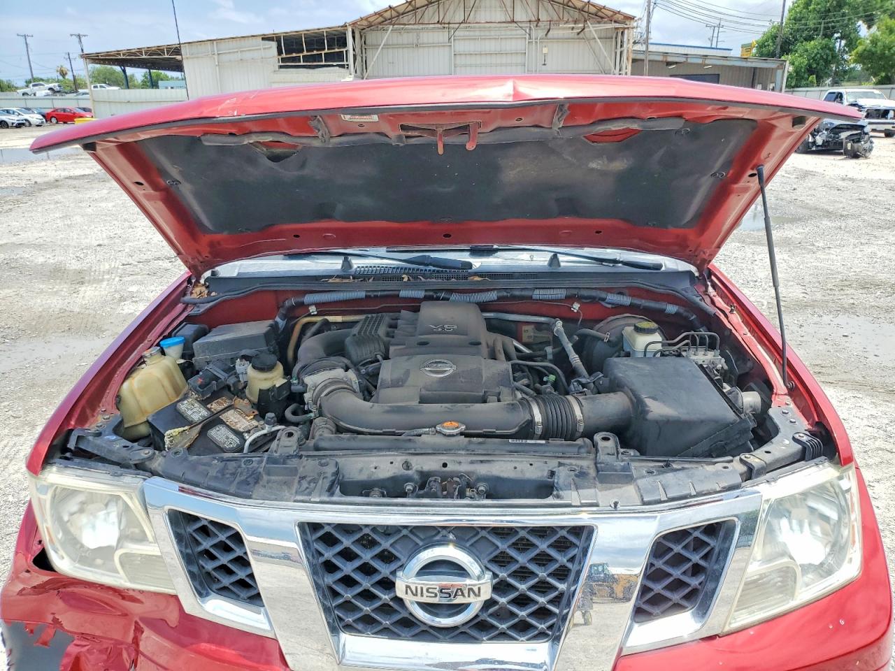 2012 Nissan Frontier S Красный vin: 1N6AD0ER0CC462929